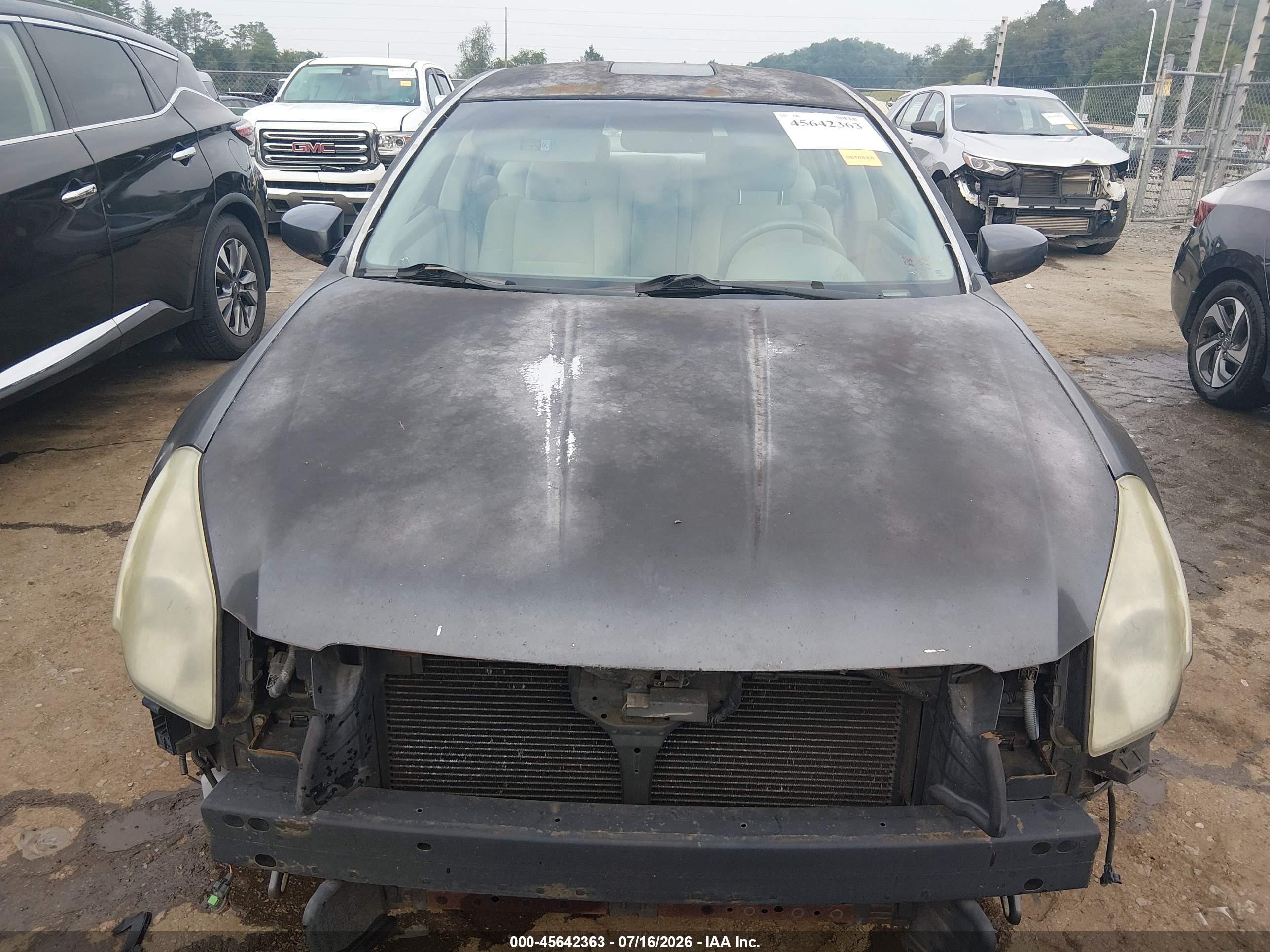2007 Nissan Maxima 3.5 Se Gray vin: 1N4BA41E37C809448