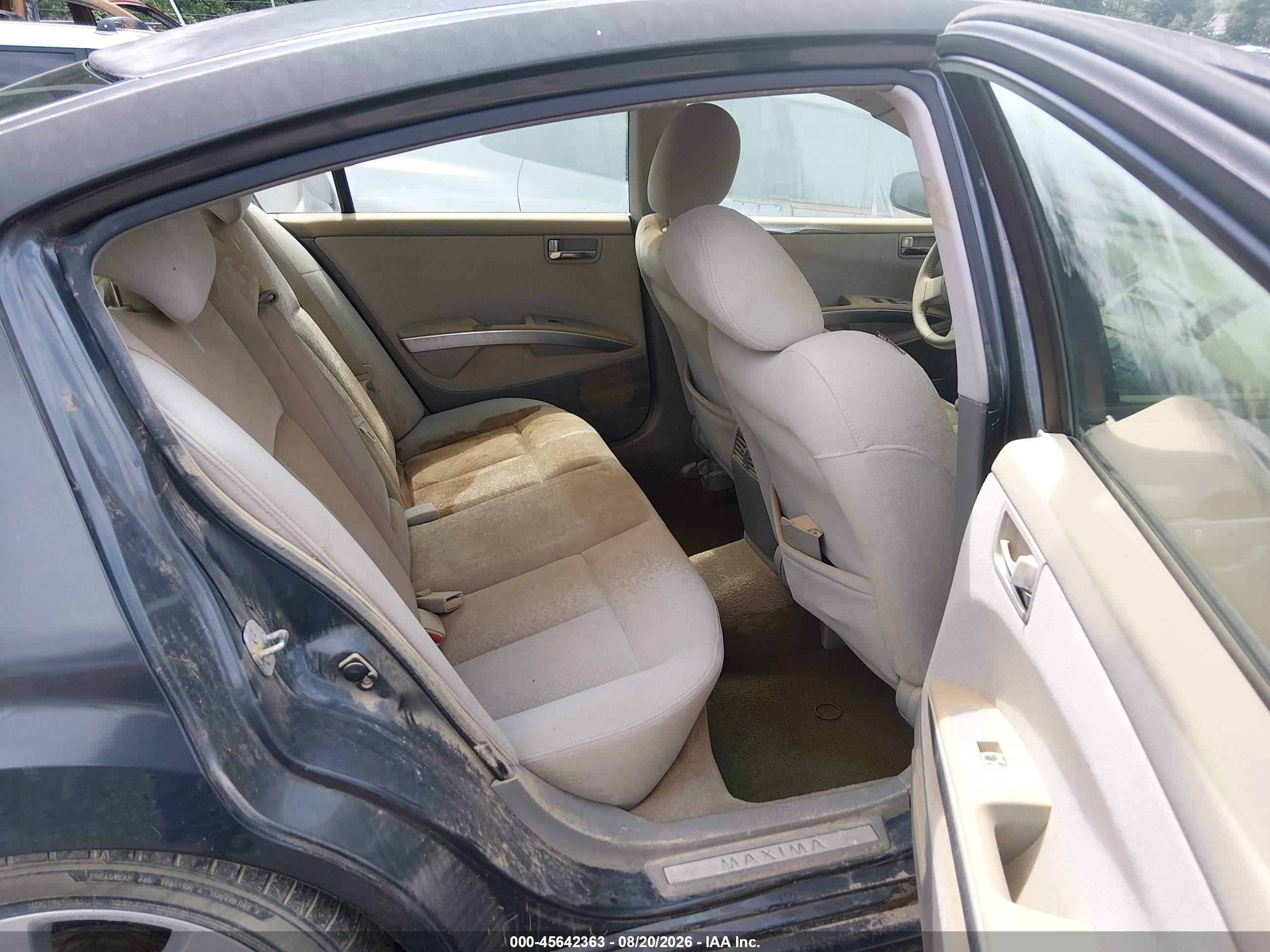 2007 Nissan Maxima 3.5 Se Gray vin: 1N4BA41E37C809448