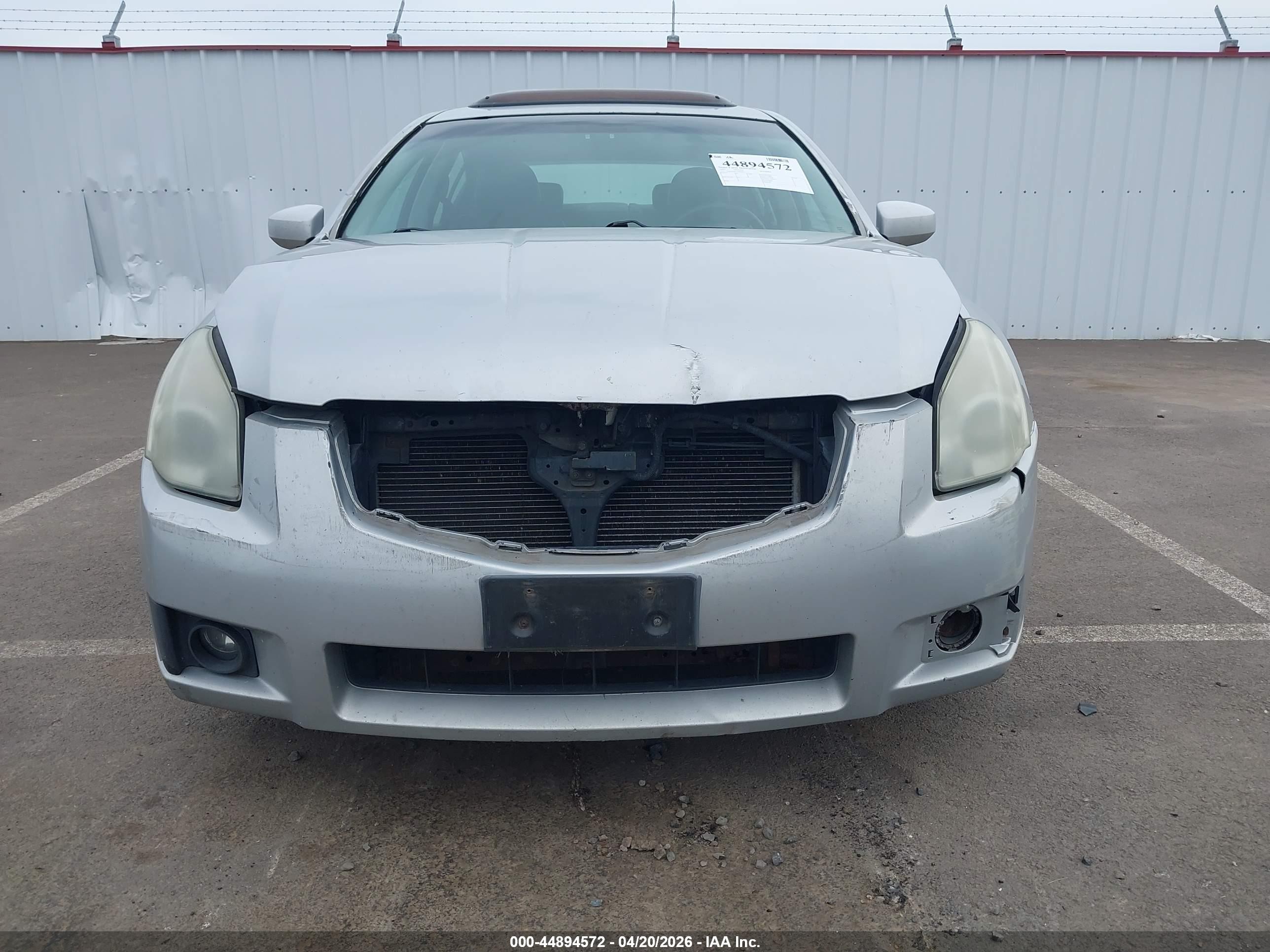 2007 Nissan Maxima 3.5 Sl Silver vin: 1N4BA41E37C828453