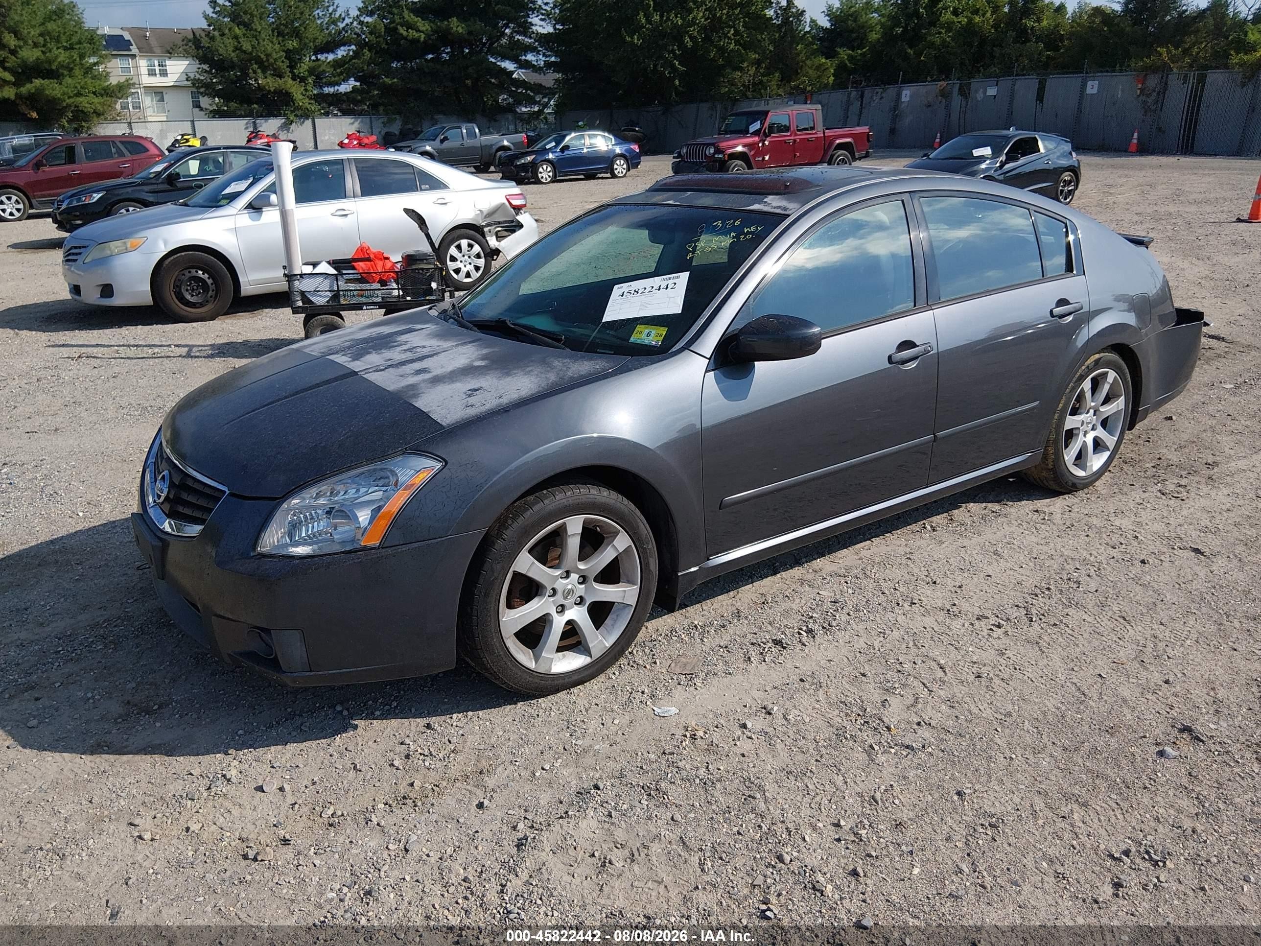 2007 Nissan Maxima 3.5 Se Gray vin: 1N4BA41E37C863266
