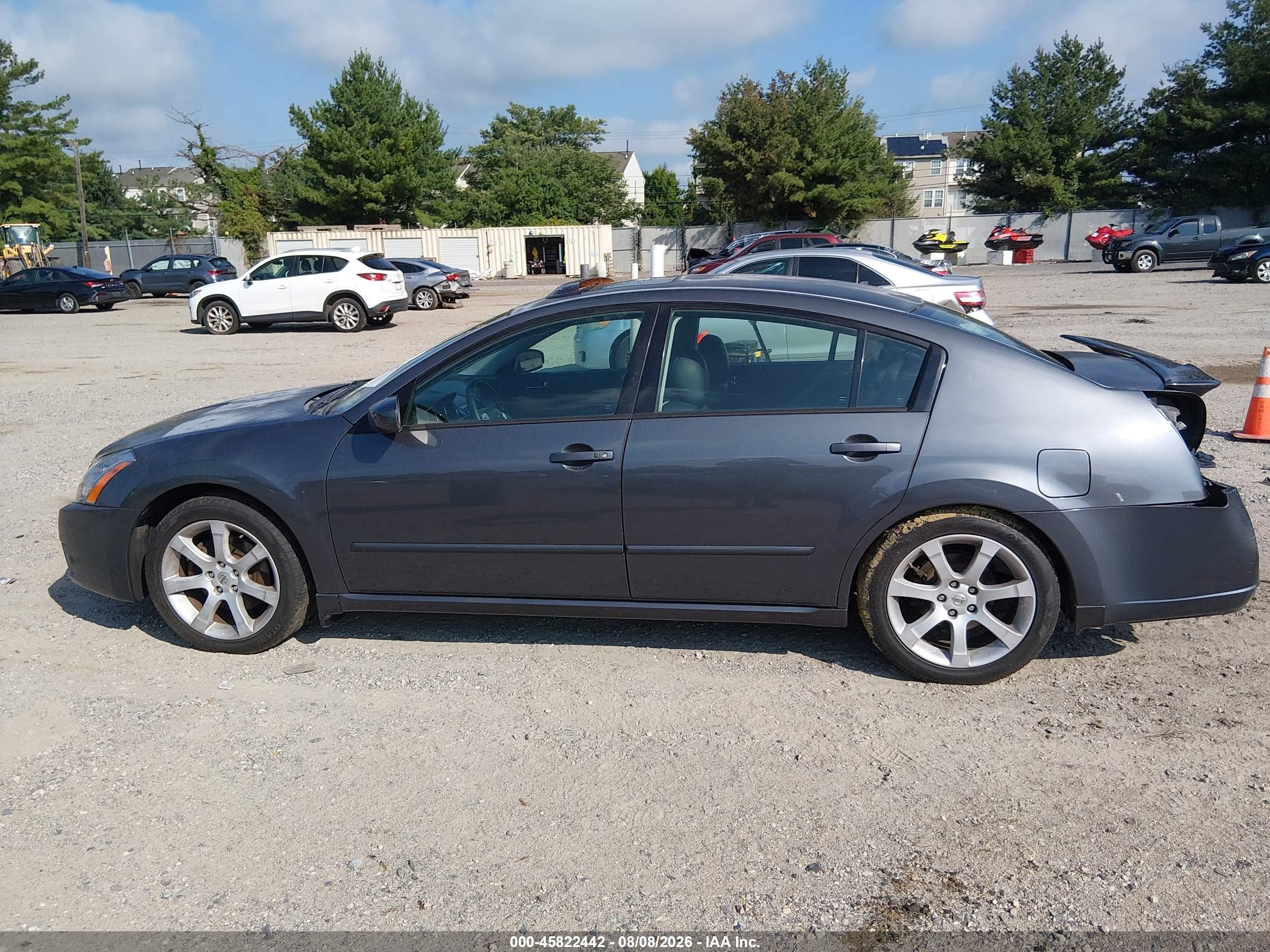 2007 Nissan Maxima 3.5 Se Gray vin: 1N4BA41E37C863266