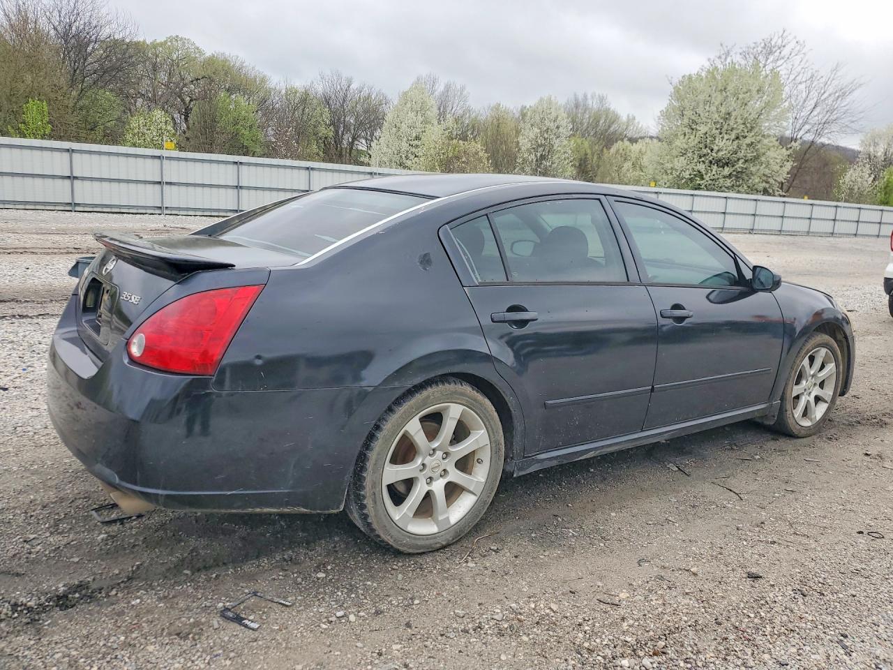 2008 Nissan Maxima 3.5 Se Black vin: 1N4BA41E38C802226