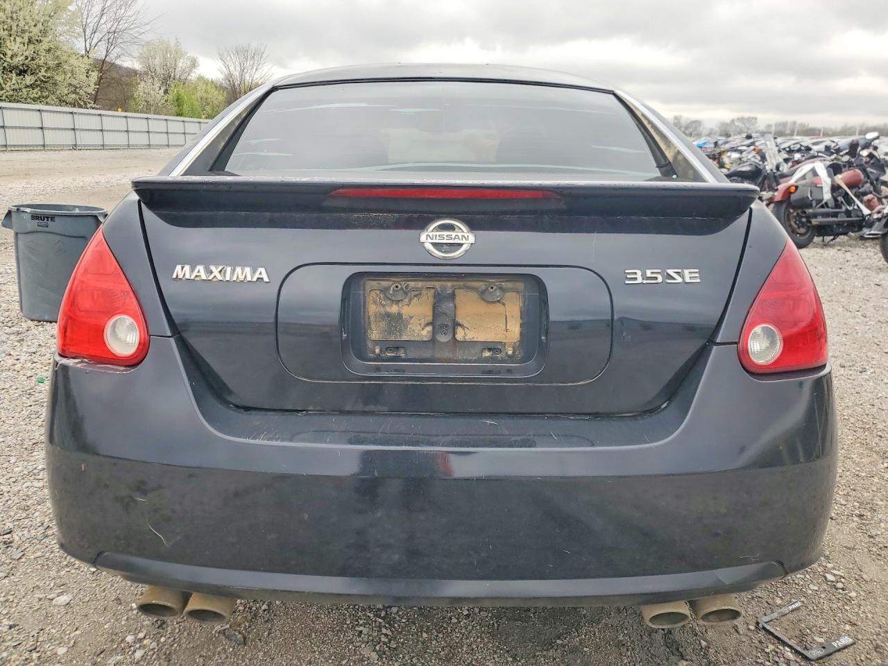 2008 Nissan Maxima 3.5 Se Black vin: 1N4BA41E38C802226