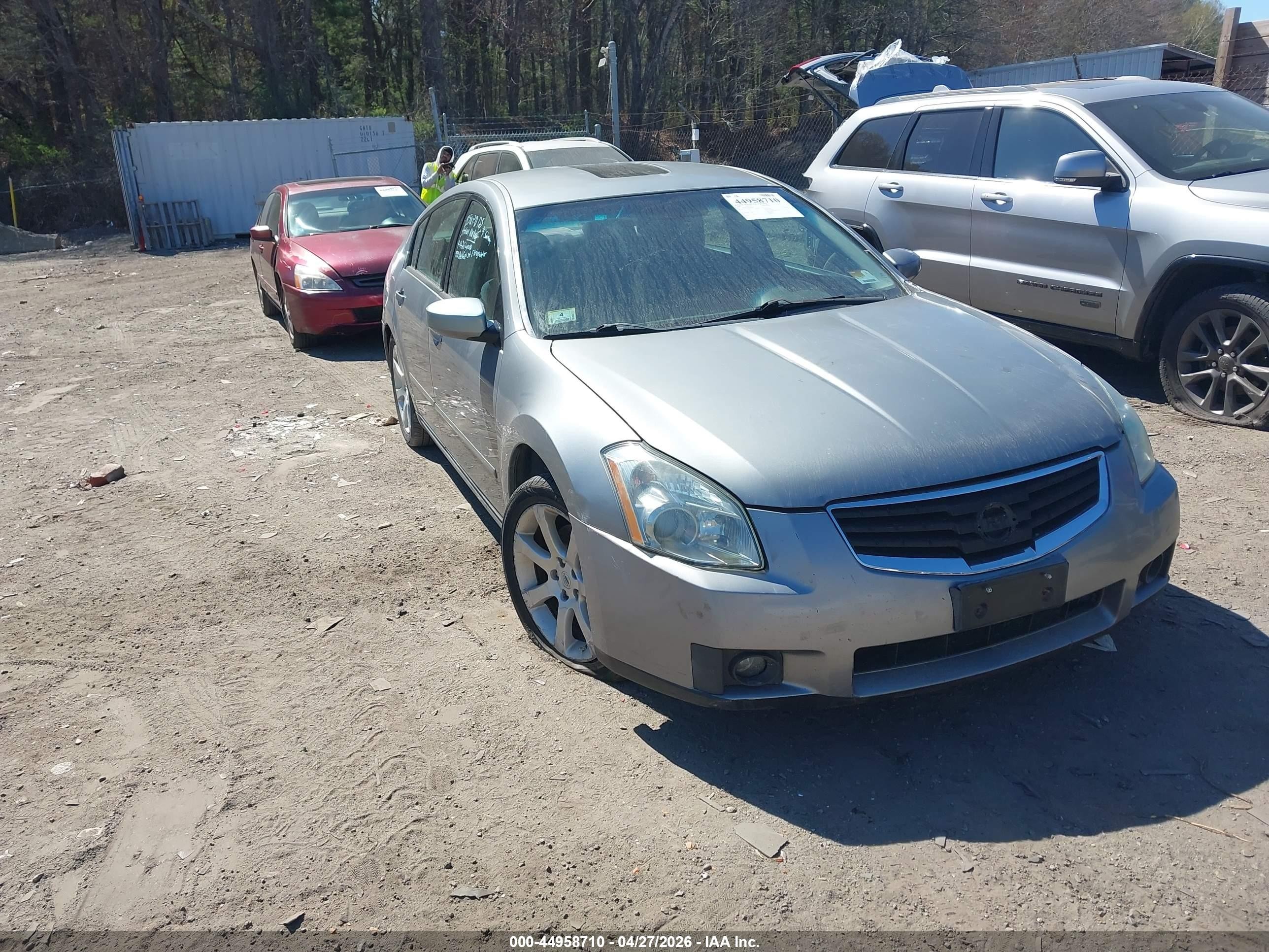 2008 Nissan Maxima 3.5 Se Silver vin: 1N4BA41E38C805188