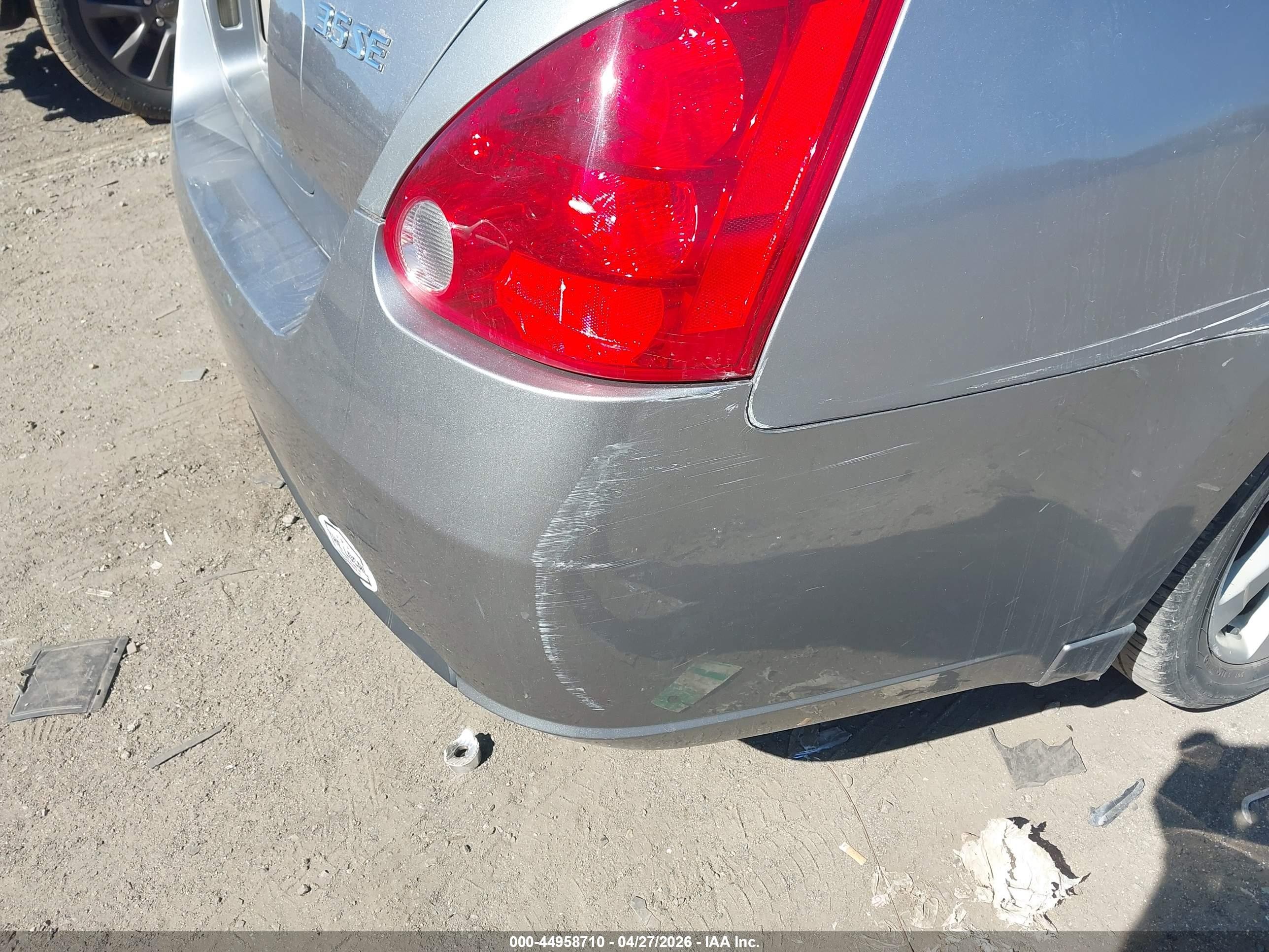2008 Nissan Maxima 3.5 Se Серебряный vin: 1N4BA41E38C805188