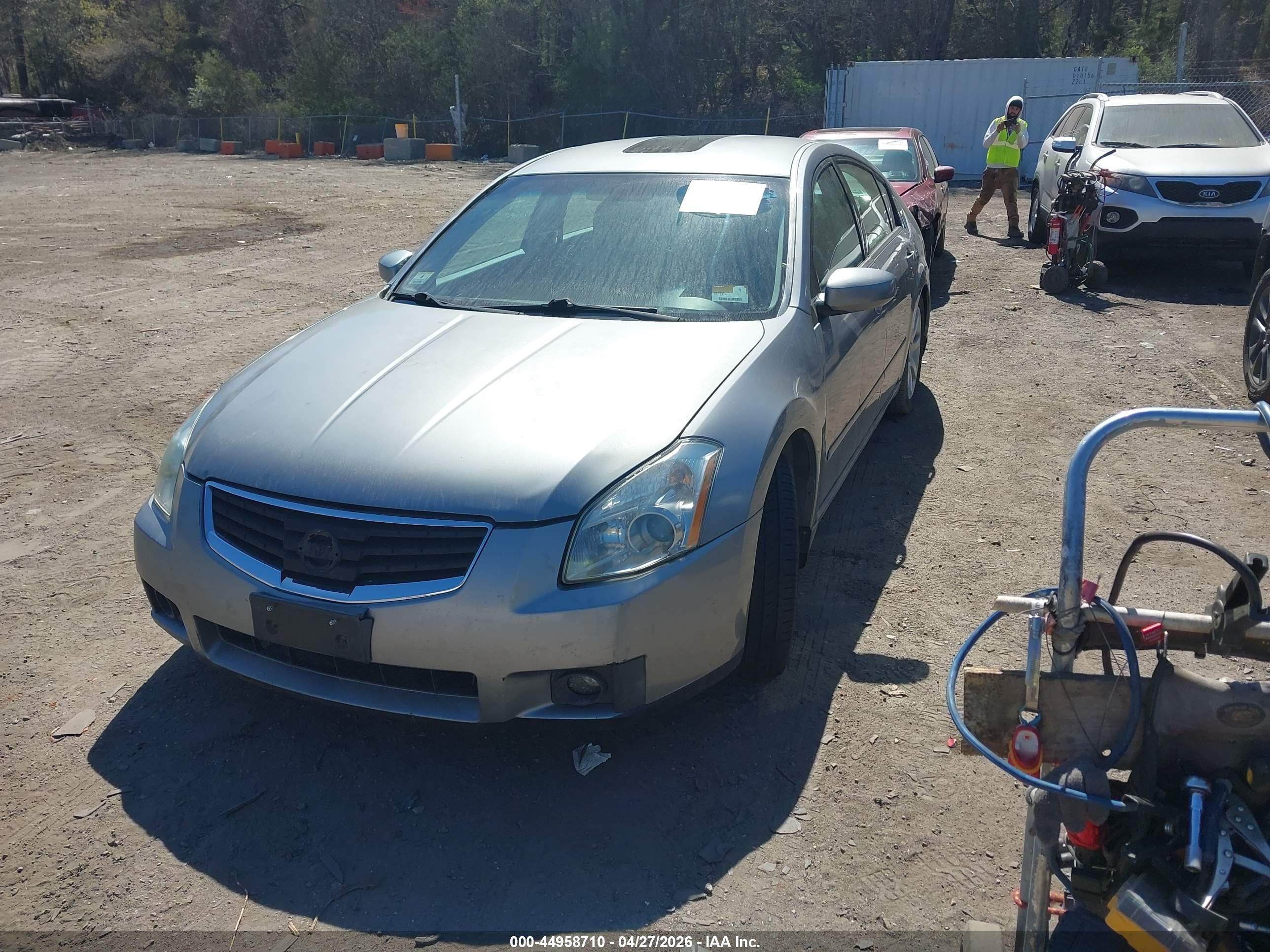 2008 Nissan Maxima 3.5 Se Серебряный vin: 1N4BA41E38C805188