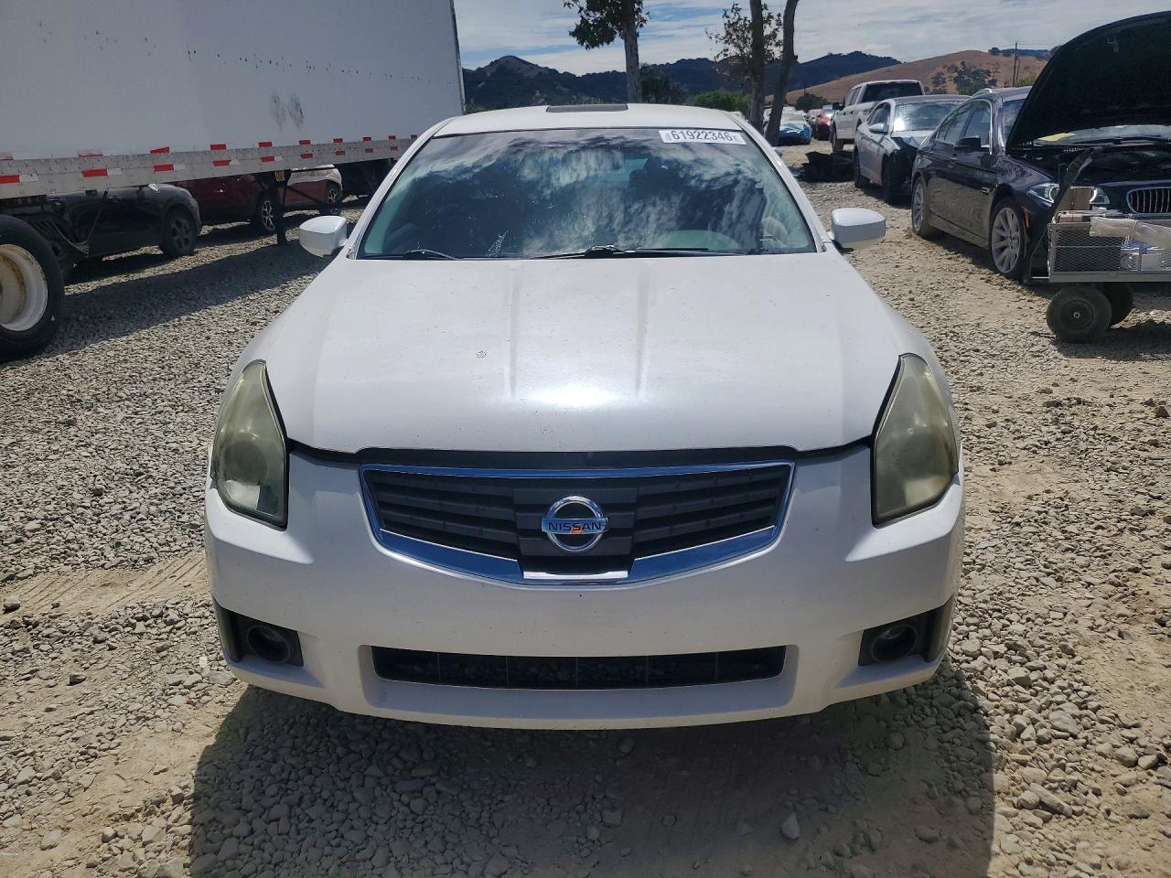 2008 Nissan Maxima 3.5 Se White vin: 1N4BA41E38C806440