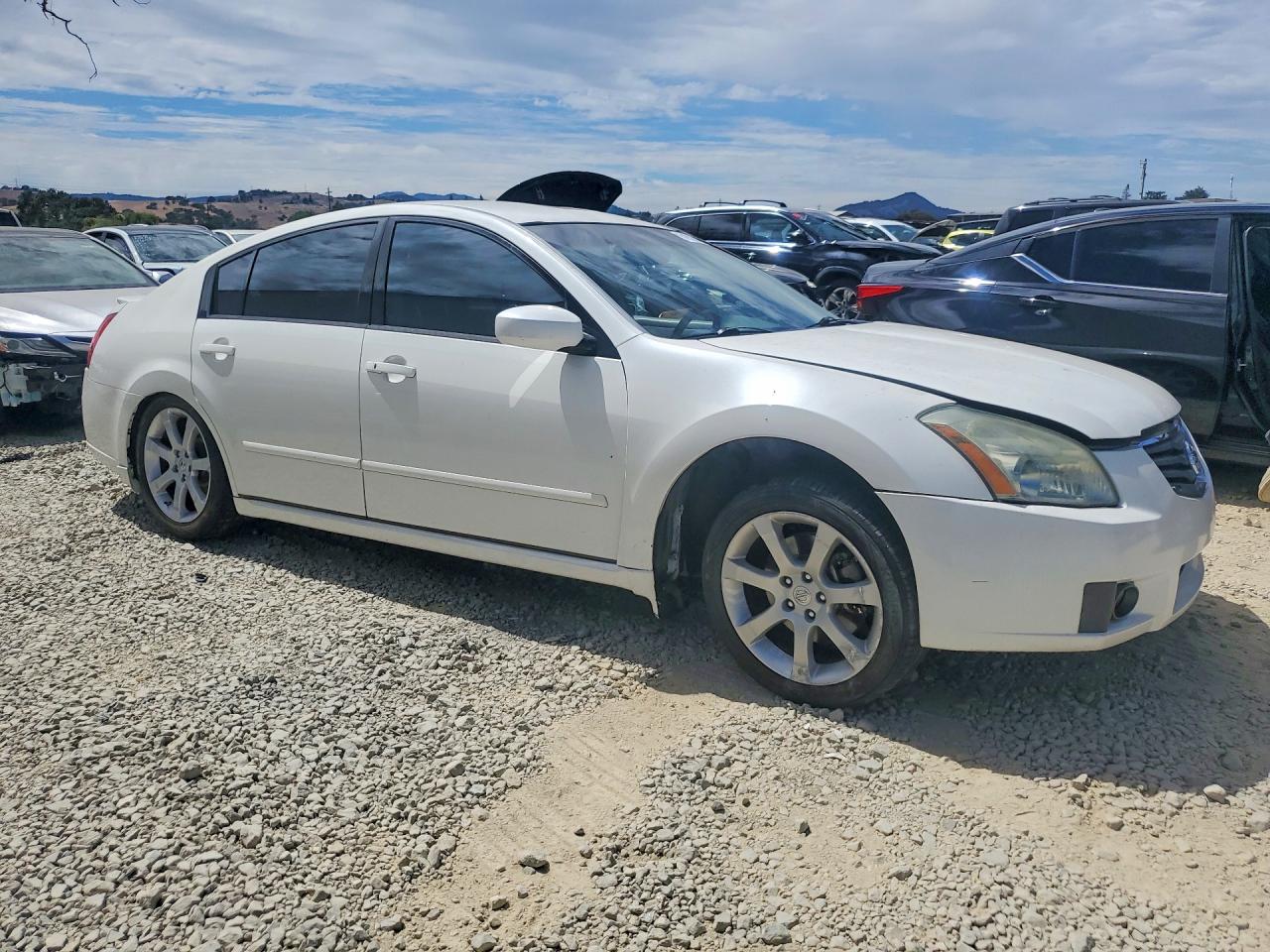 2008 Nissan Maxima 3.5 Se White vin: 1N4BA41E38C806440