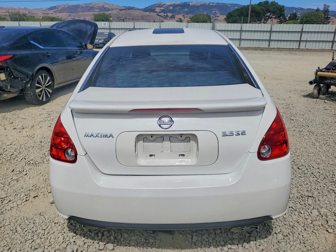 2008 Nissan Maxima 3.5 Se White vin: 1N4BA41E38C806440
