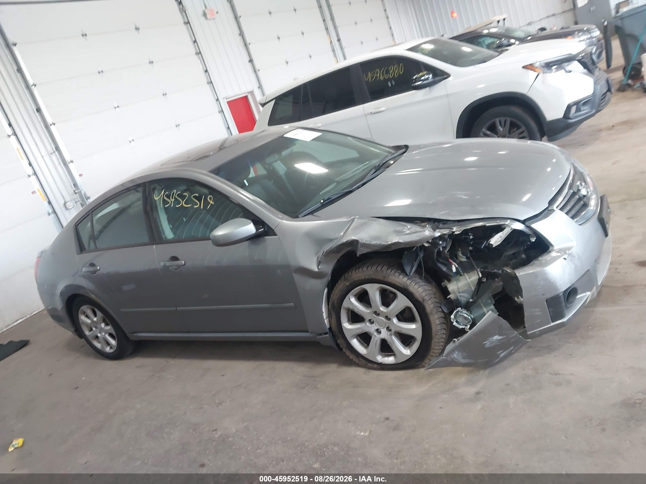 2008 Nissan Maxima 3.5 Sl Gray vin: 1N4BA41E38C809029