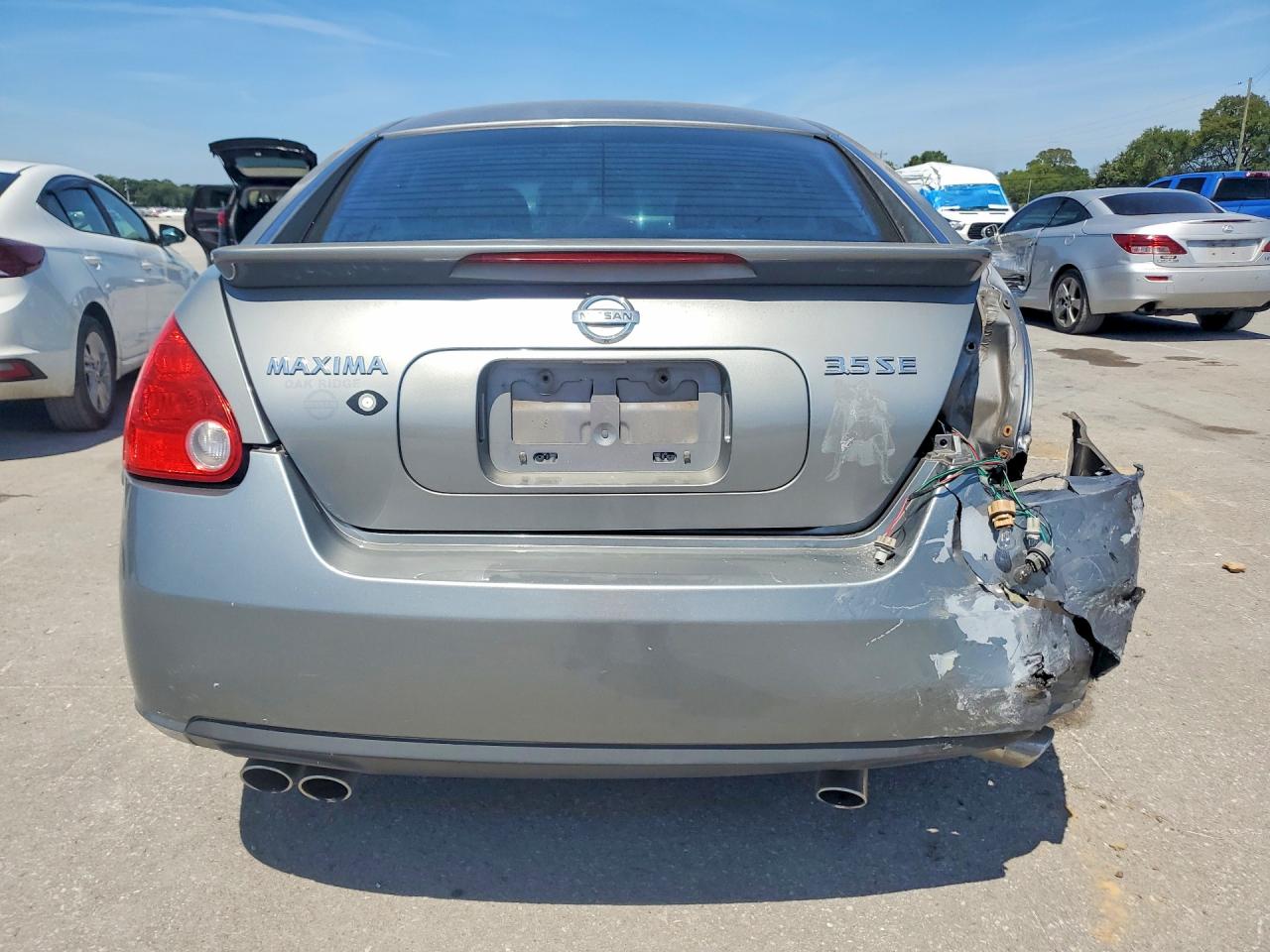 2008 Nissan Maxima 3.5 Se Серый vin: 1N4BA41E38C819088