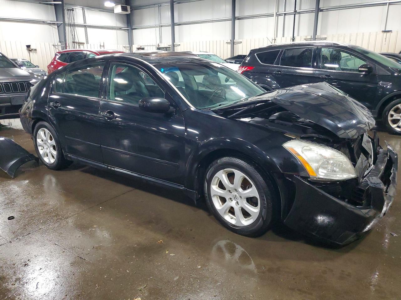 2008 Nissan Maxima 3.5 Se Black vin: 1N4BA41E38C826476