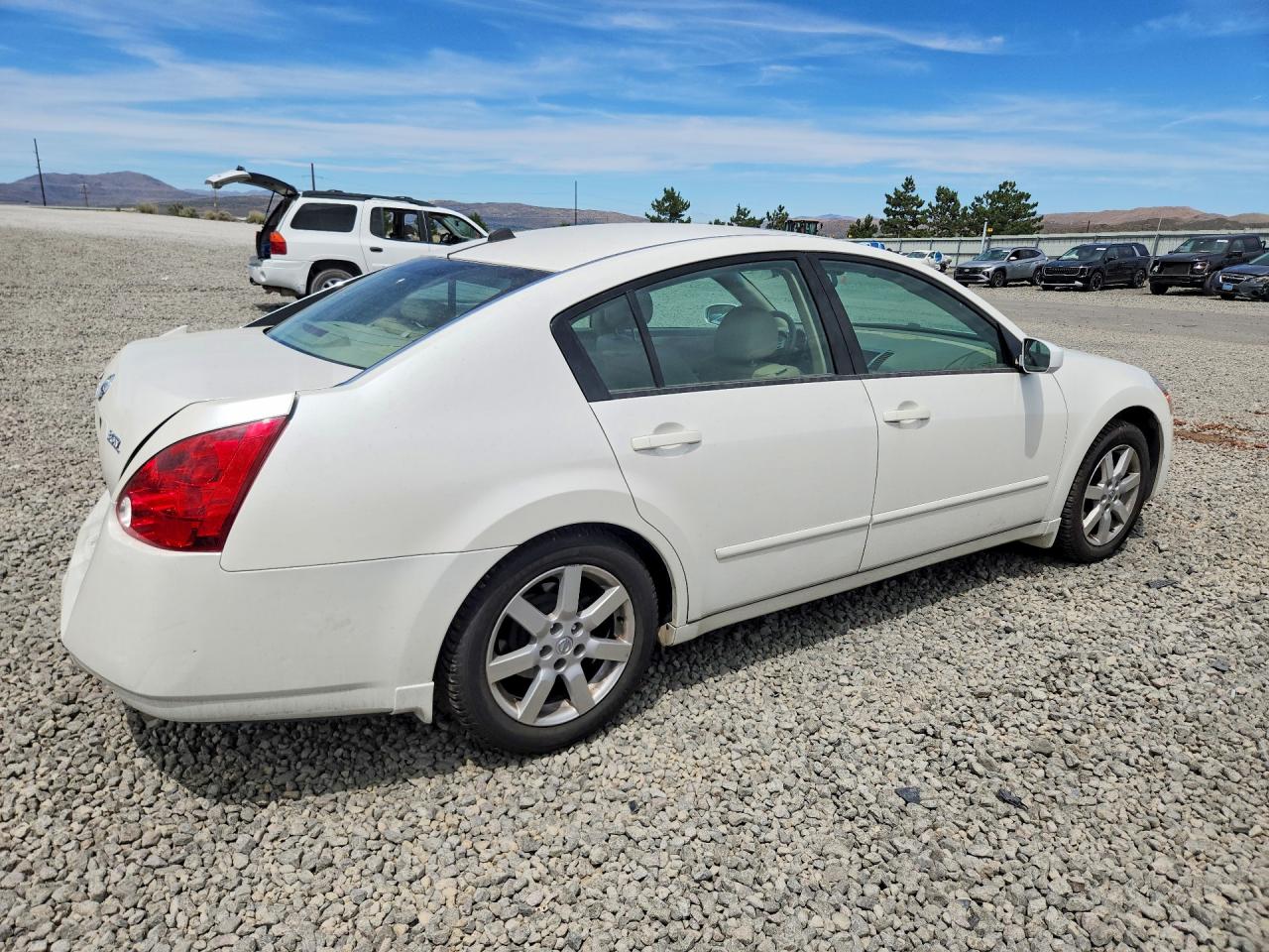 2004 Nissan Maxima 3.5 Se White vin: 1N4BA41E44C855382