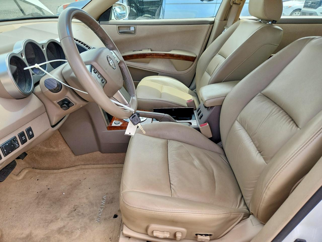 2004 Nissan Maxima 3.5 Se White vin: 1N4BA41E44C855382
