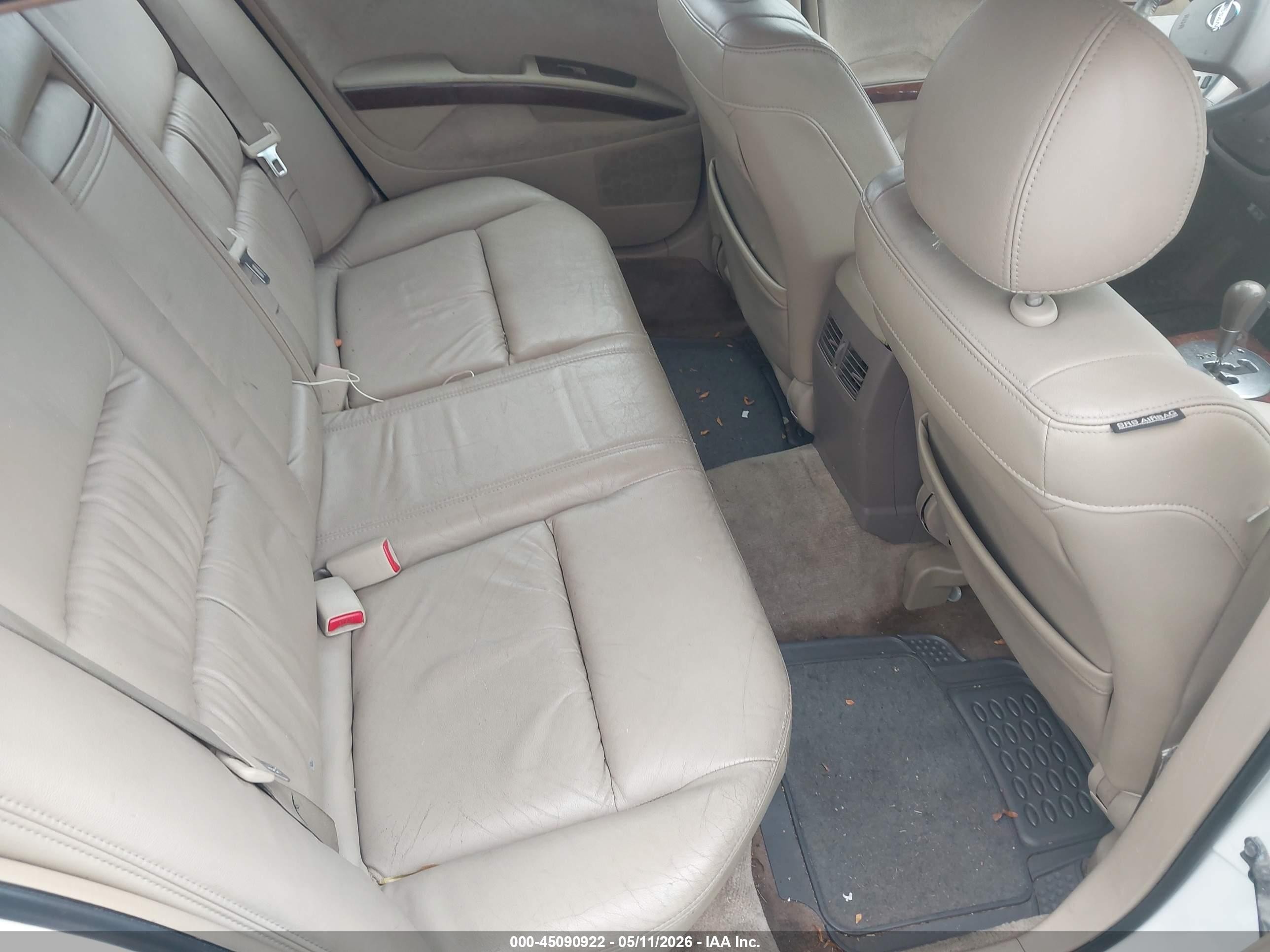 2004 Nissan Maxima 3.5 Se White vin: 1N4BA41E44C859271