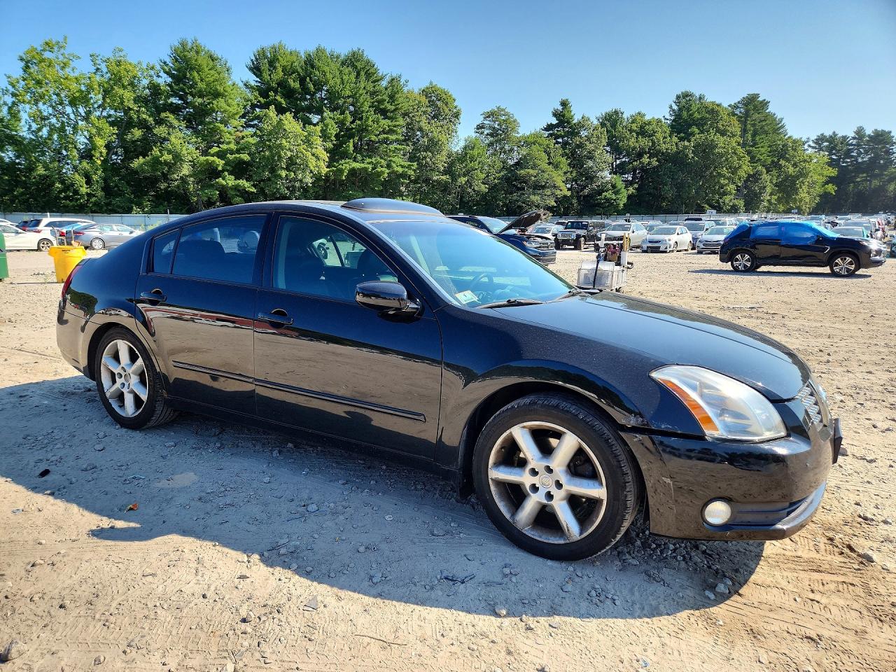 2004 Nissan Maxima 3.5 Se Черный vin: 1N4BA41E44C862865