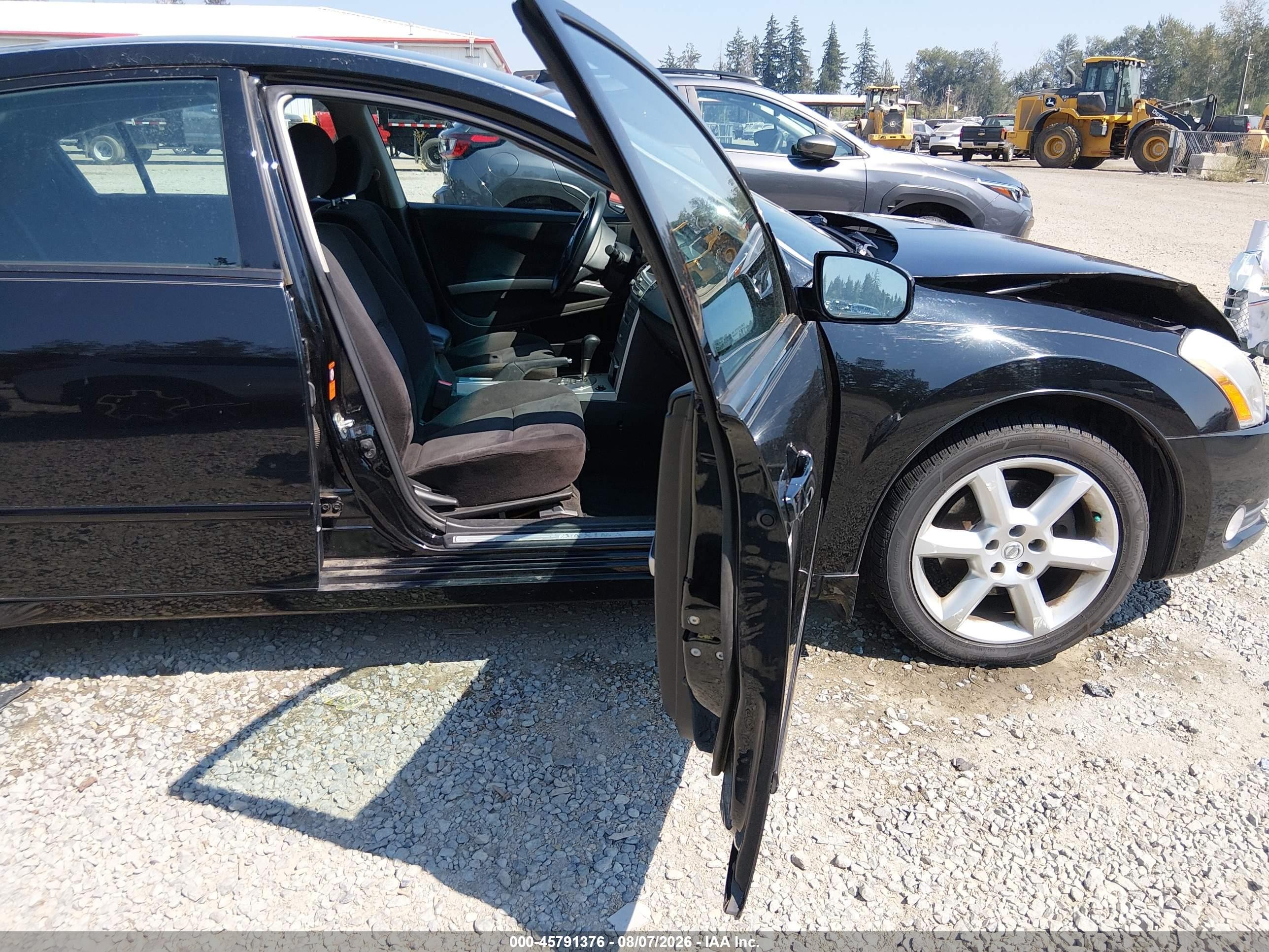 2005 Nissan Maxima 3.5 Se Black vin: 1N4BA41E45C824179