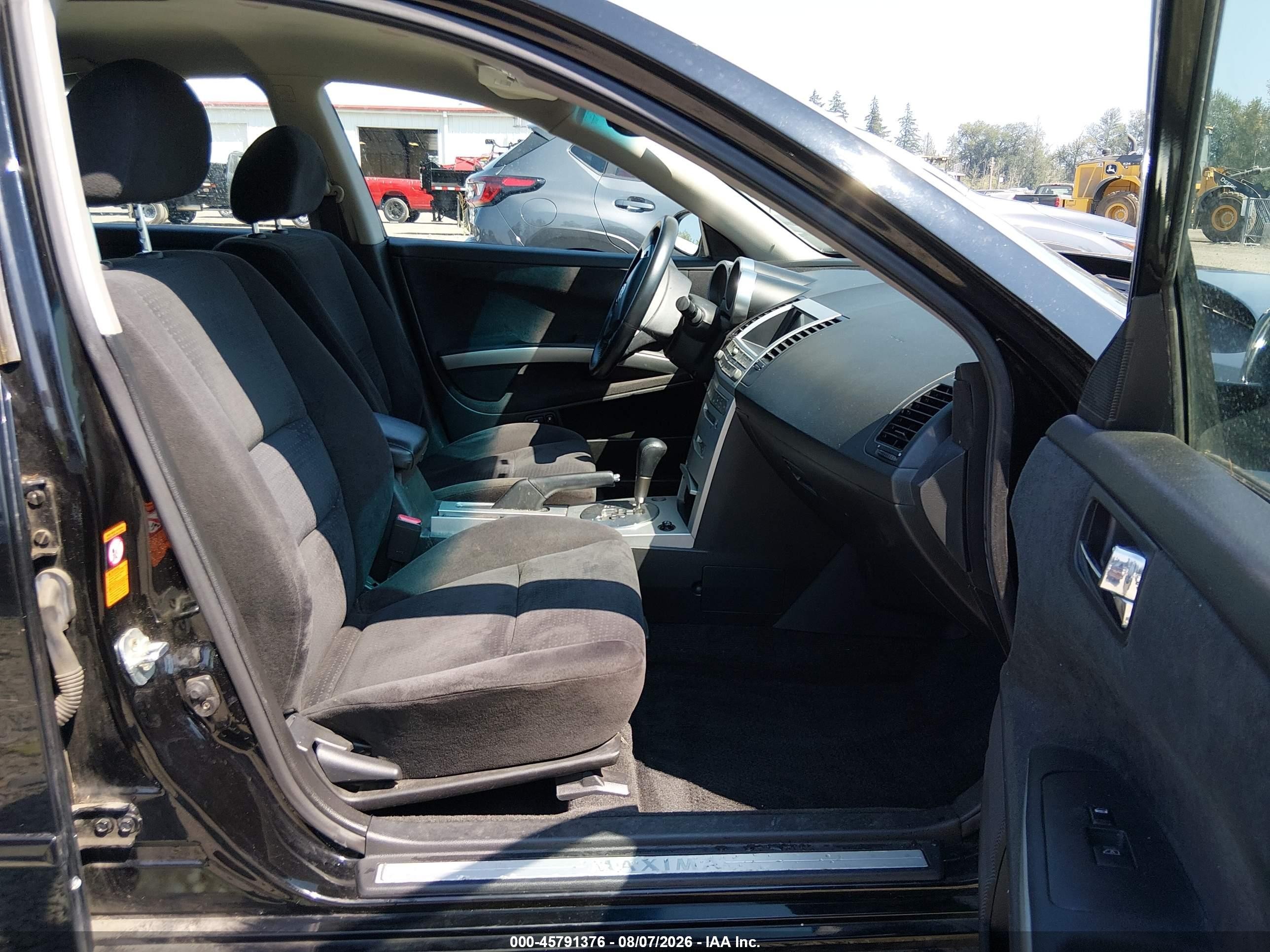 2005 Nissan Maxima 3.5 Se Black vin: 1N4BA41E45C824179
