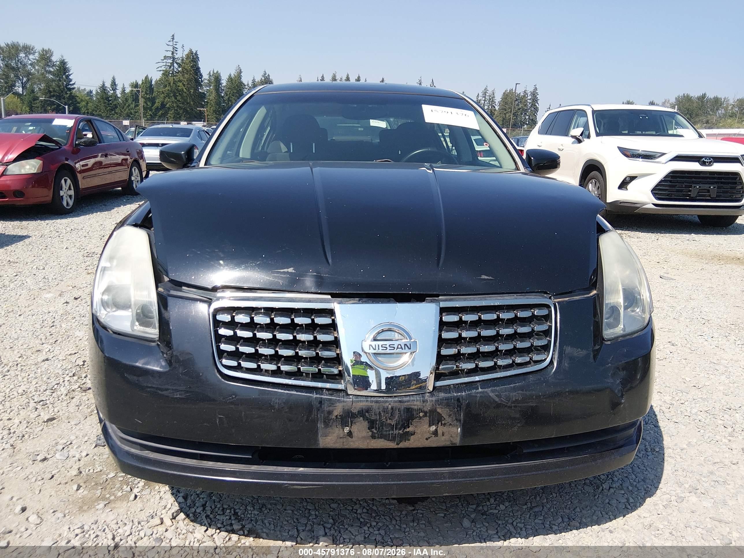 2005 Nissan Maxima 3.5 Se Black vin: 1N4BA41E45C824179