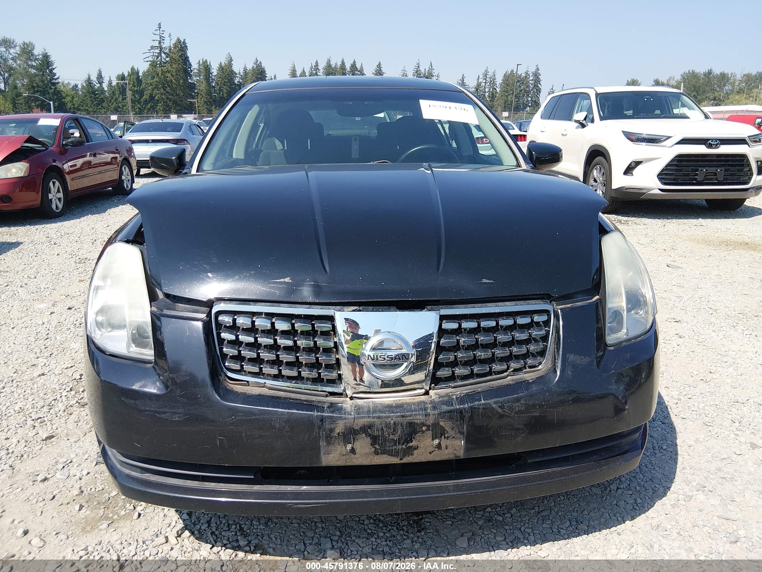 2005 Nissan Maxima 3.5 Se Black vin: 1N4BA41E45C824179