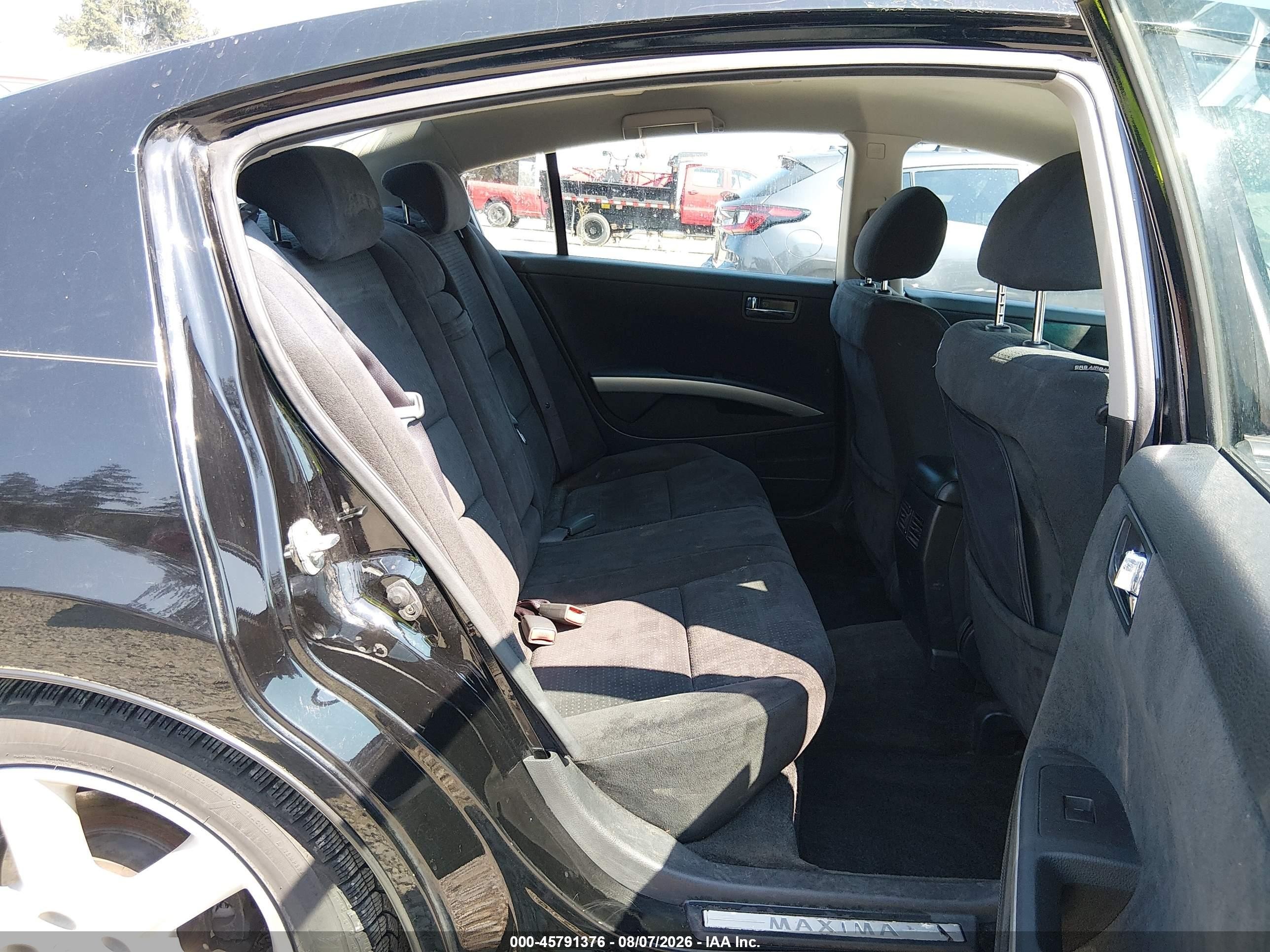 2005 Nissan Maxima 3.5 Se Black vin: 1N4BA41E45C824179