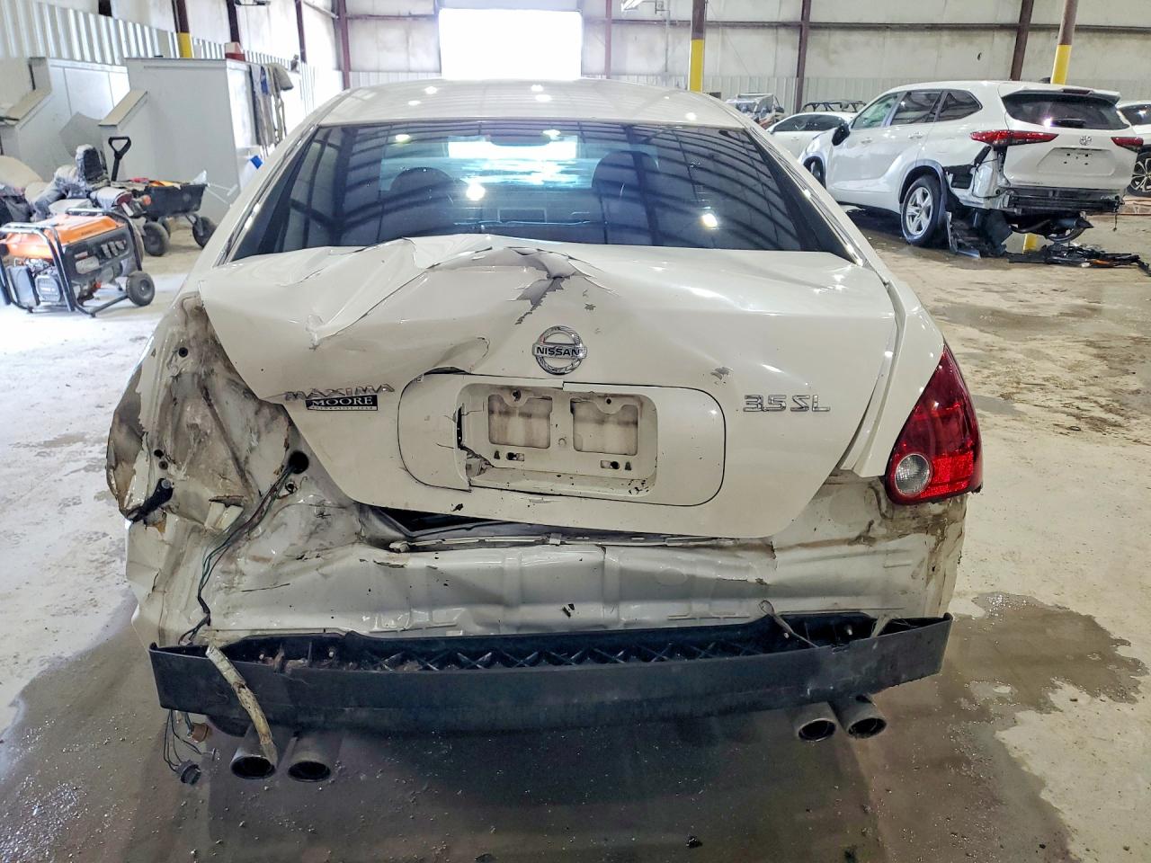 2006 Nissan Maxima 3.5 Se White vin: 1N4BA41E46C831649