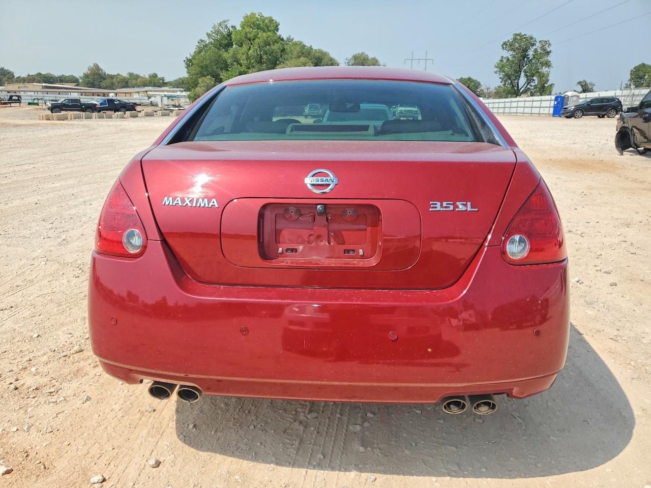 2006 Nissan Maxima 3.5 Se Red vin: 1N4BA41E46C864876
