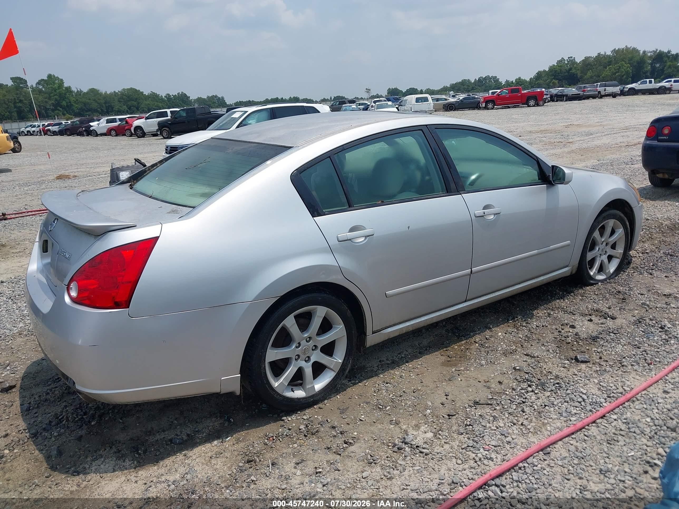 2007 Nissan Maxima 3.5 Se Silver vin: 1N4BA41E47C800127