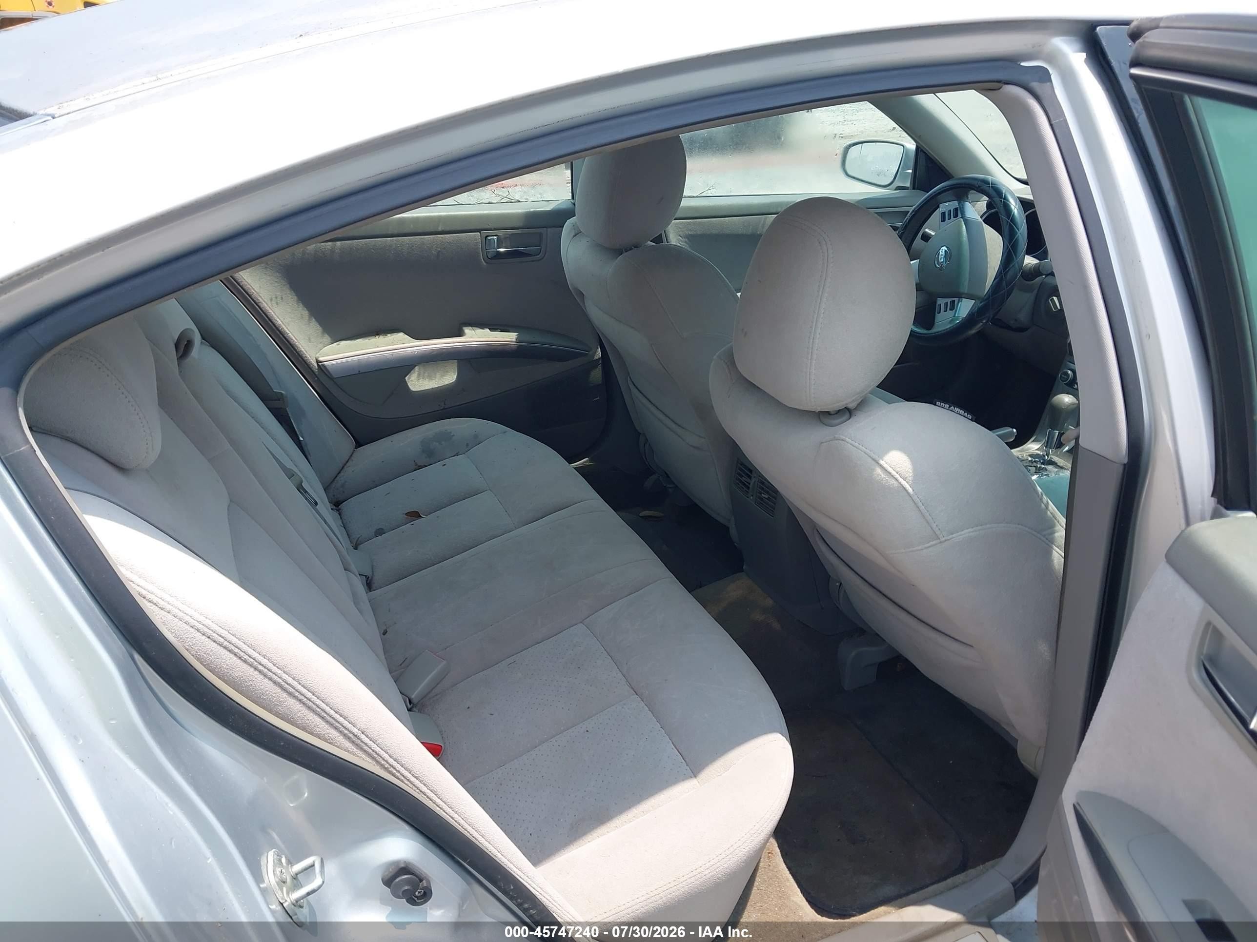 2007 Nissan Maxima 3.5 Se Silver vin: 1N4BA41E47C800127