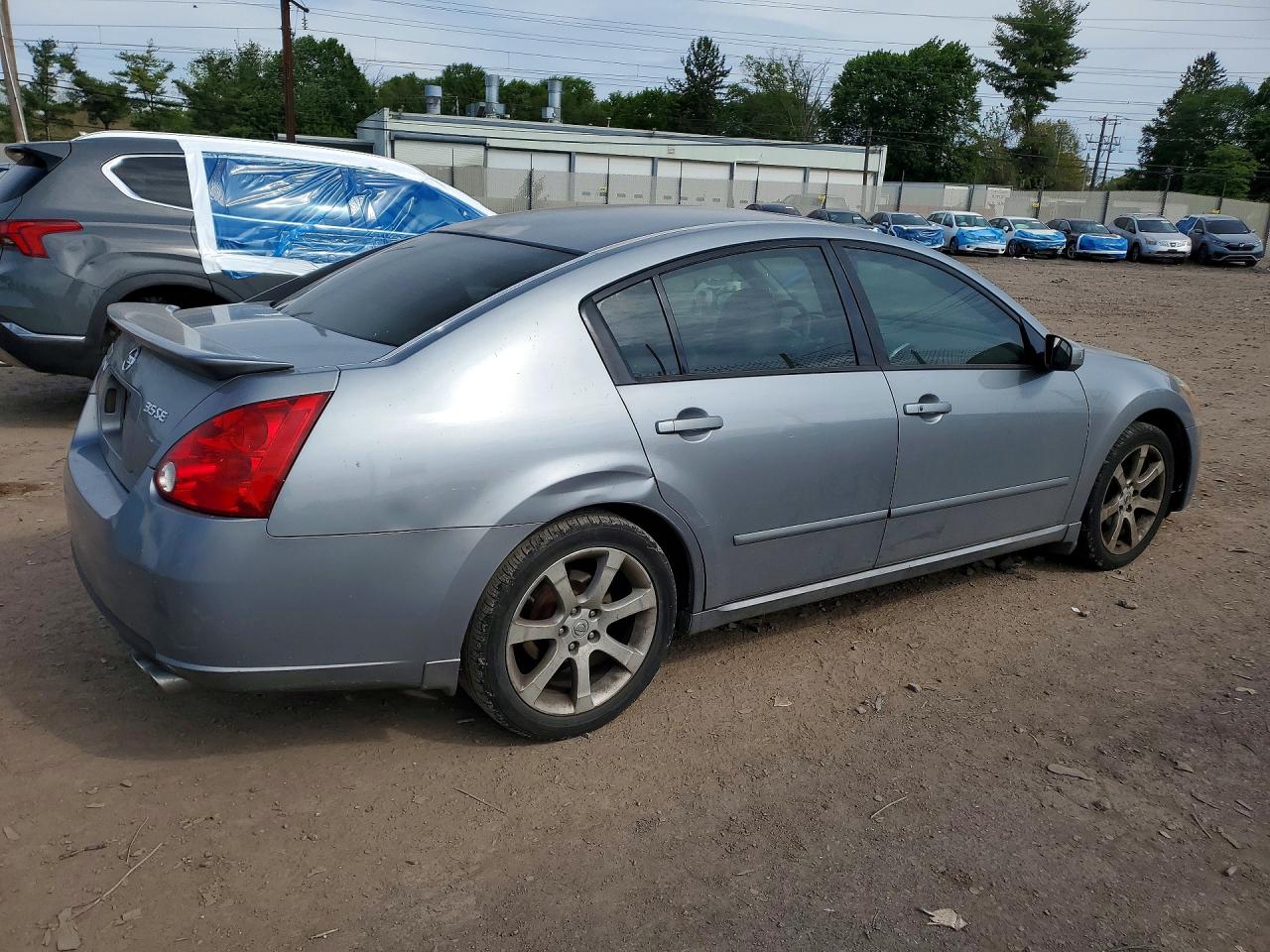2007 Nissan Maxima 3.5 Se Gray vin: 1N4BA41E47C811242