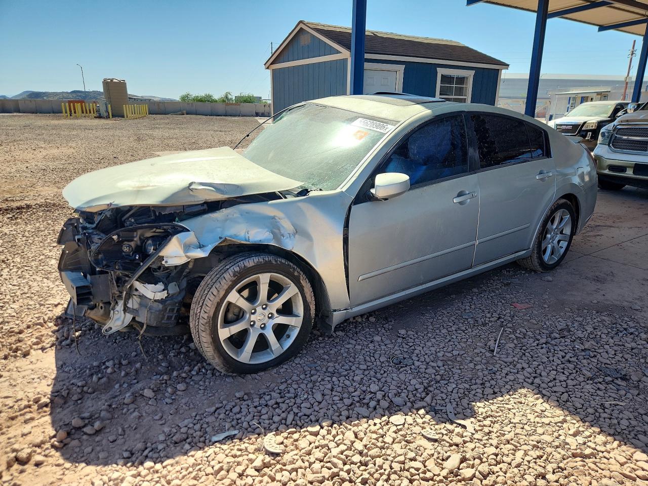 2007 Nissan Maxima 3.5 Se Серебряный vin: 1N4BA41E47C823567