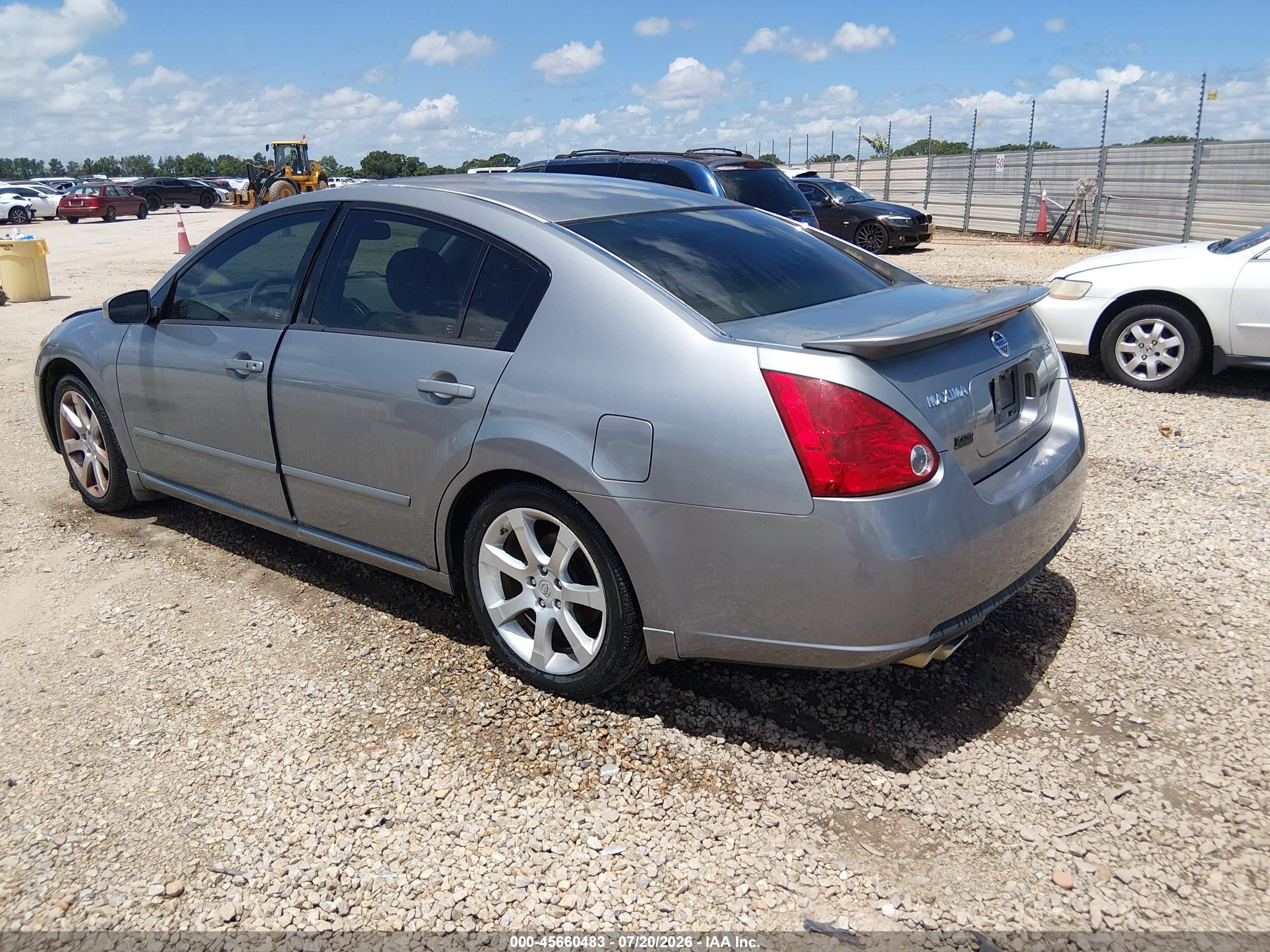 2007 Nissan Maxima 3.5 Se Gray vin: 1N4BA41E47C829823