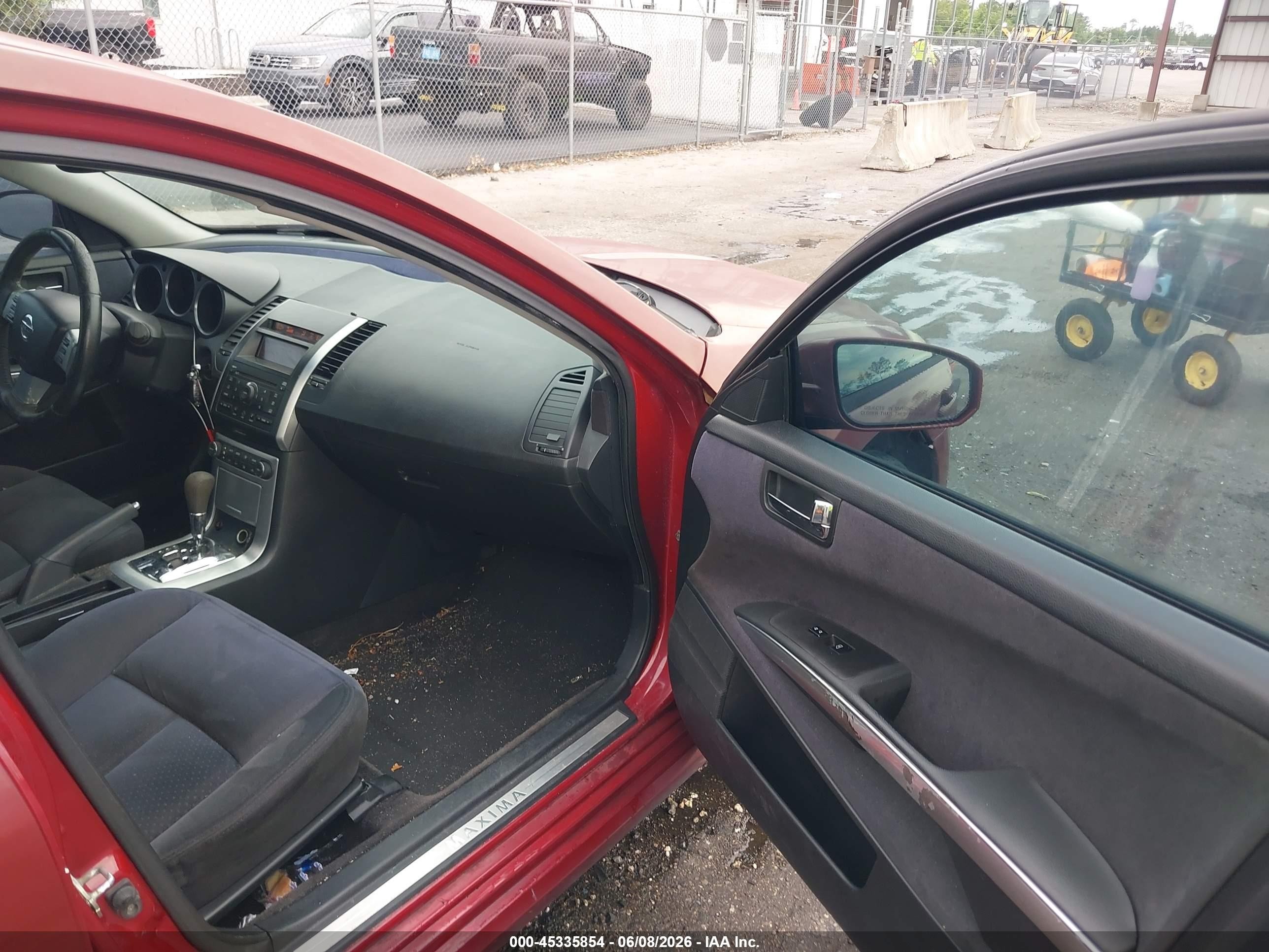 2007 Nissan Maxima 3.5 Se Темно-бордовый vin: 1N4BA41E47C832754