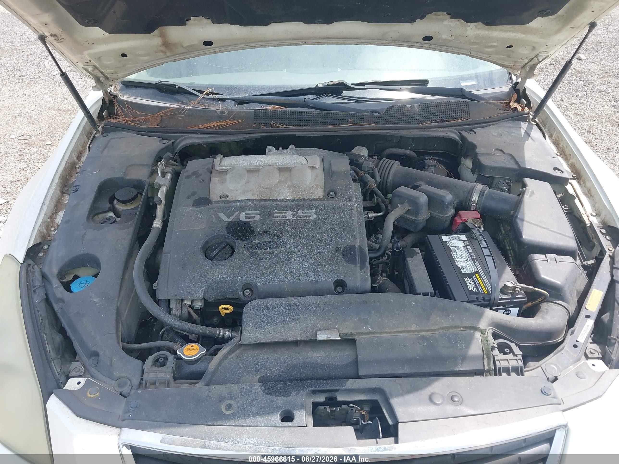 2007 Nissan Maxima 3.5 Sl White vin: 1N4BA41E47C844273