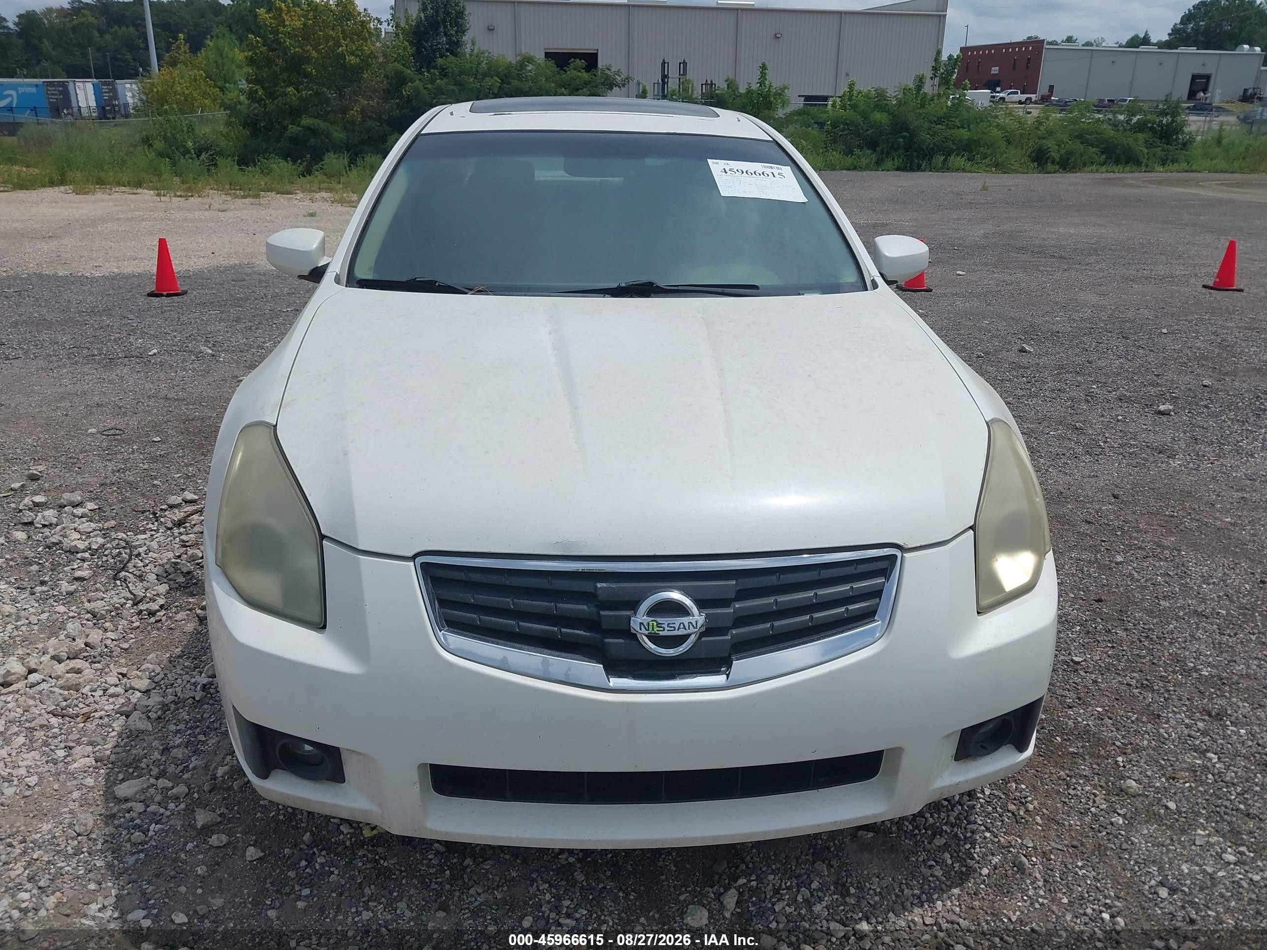 2007 Nissan Maxima 3.5 Sl White vin: 1N4BA41E47C844273