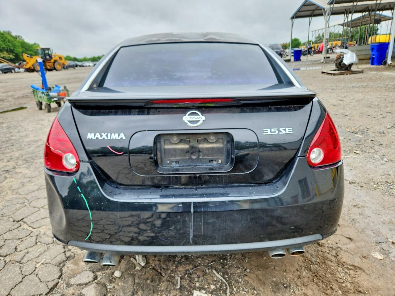 2007 Nissan Maxima 3.5 Se Black vin: 1N4BA41E47C854818