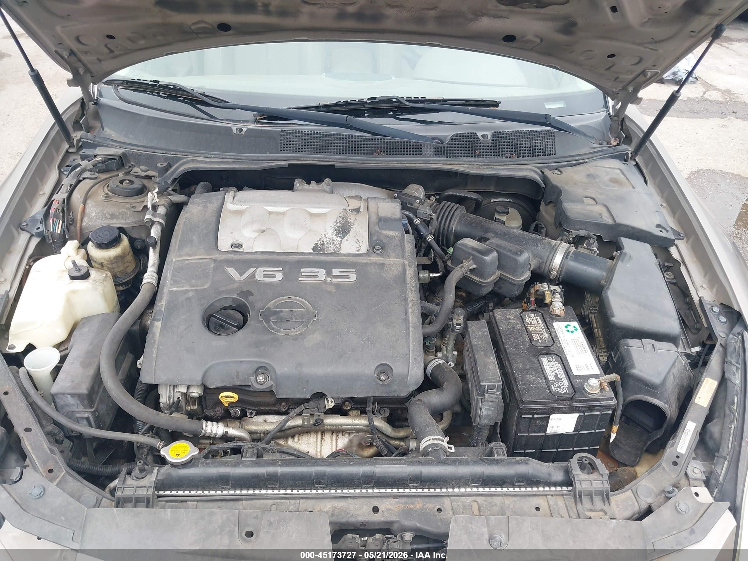 2007 Nissan Maxima 3.5 Se Gray vin: 1N4BA41E47C856018