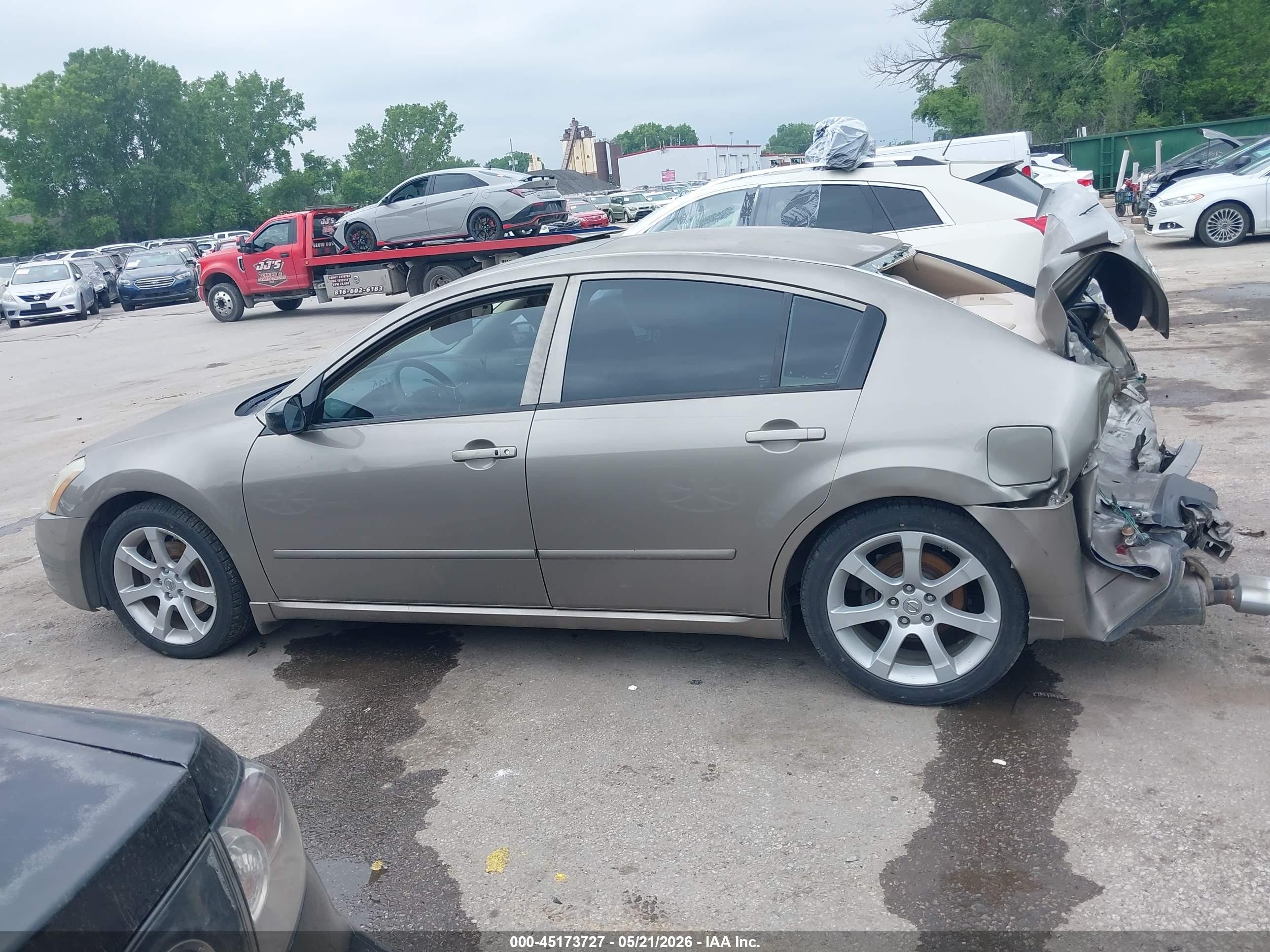 2007 Nissan Maxima 3.5 Se Gray vin: 1N4BA41E47C856018