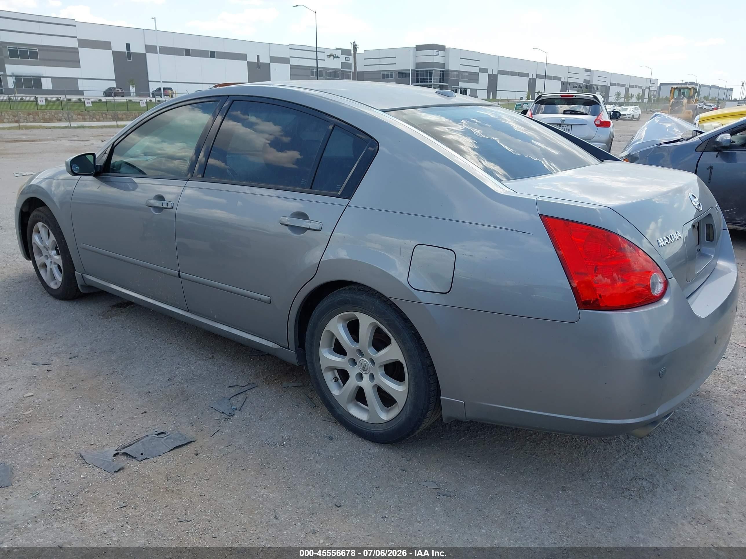 2008 Nissan Maxima 3.5 Sl Silver vin: 1N4BA41E48C807354