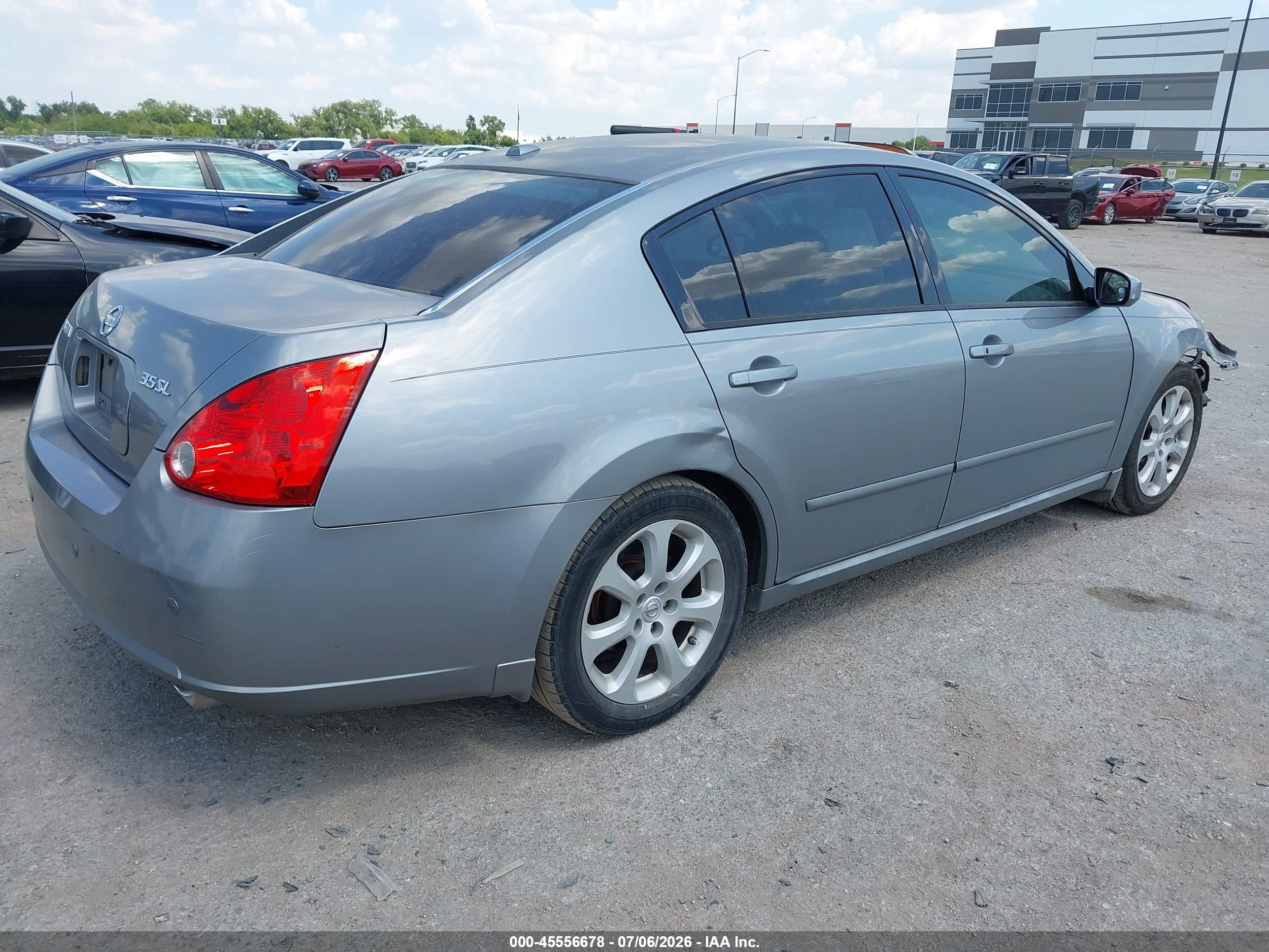2008 Nissan Maxima 3.5 Sl Silver vin: 1N4BA41E48C807354