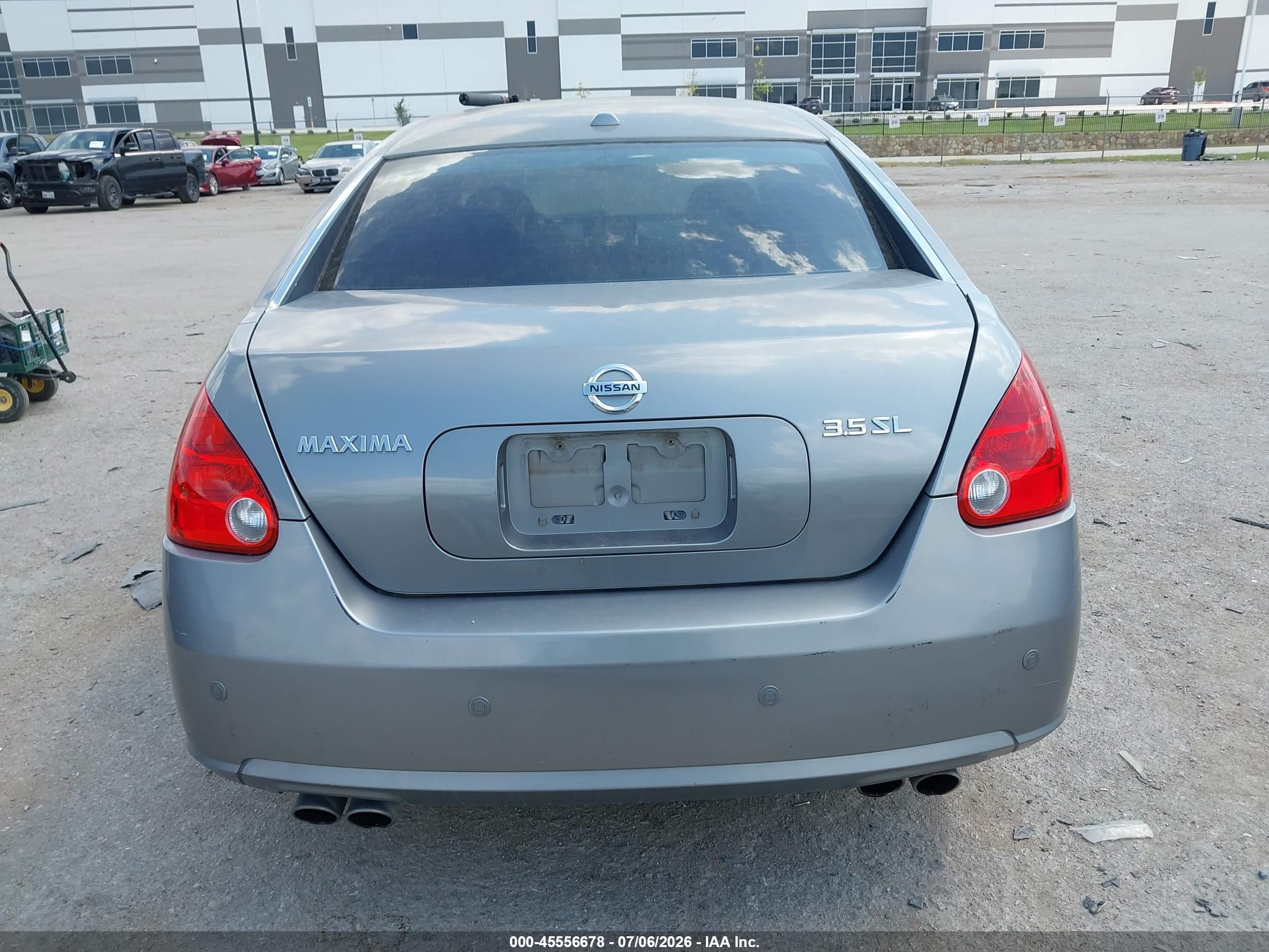 2008 Nissan Maxima 3.5 Sl Silver vin: 1N4BA41E48C807354