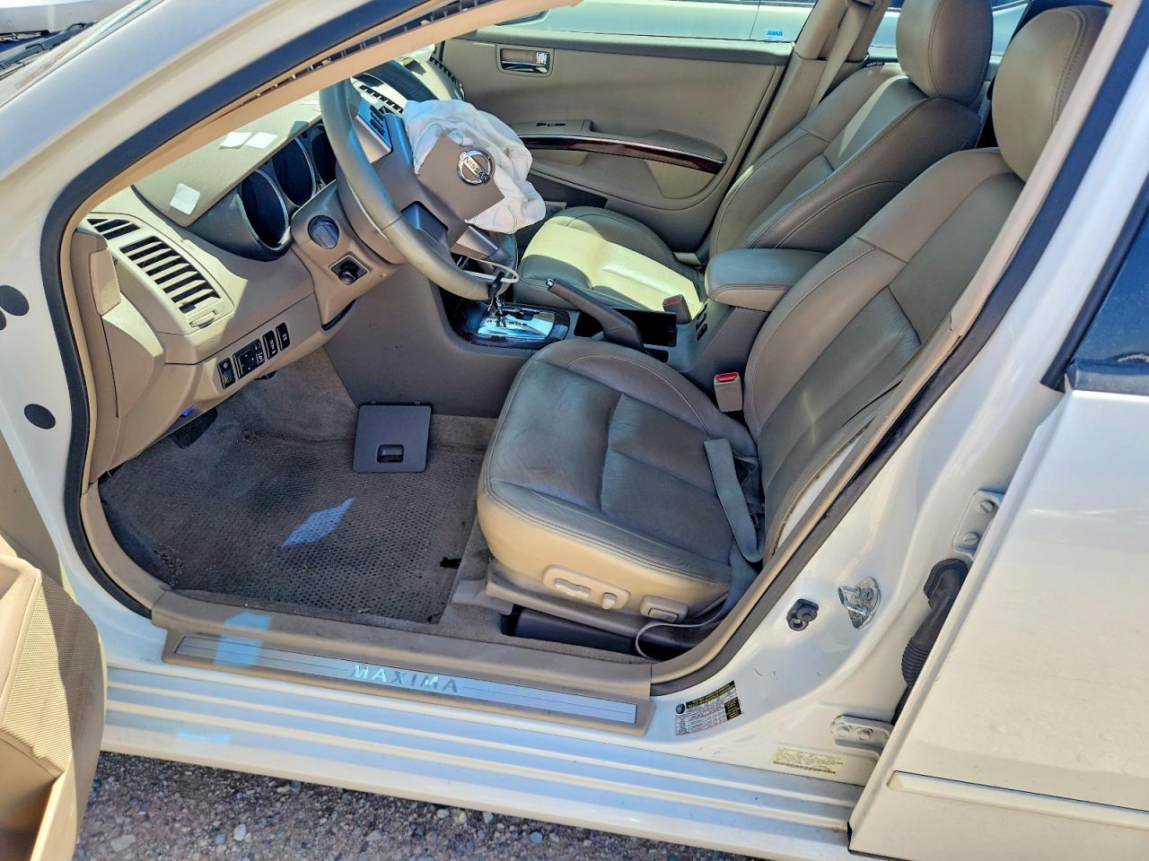 2008 Nissan Maxima 3.5 Se White vin: 1N4BA41E48C813879