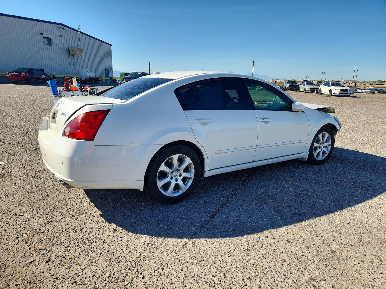2008 Nissan Maxima 3.5 Se White vin: 1N4BA41E48C813879