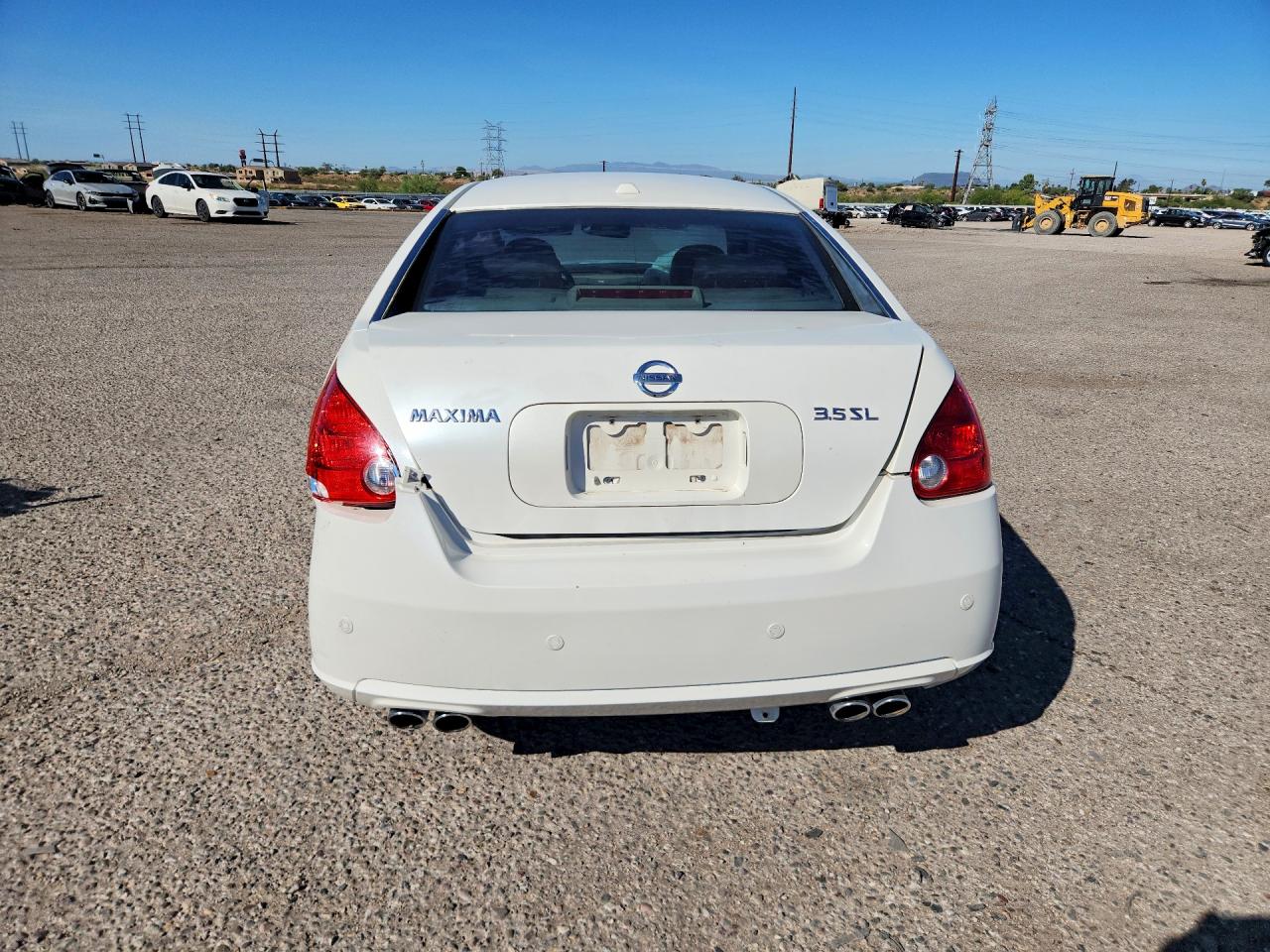 2008 Nissan Maxima 3.5 Se White vin: 1N4BA41E48C813879