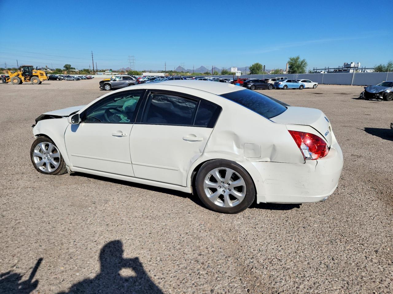 2008 Nissan Maxima 3.5 Se White vin: 1N4BA41E48C813879
