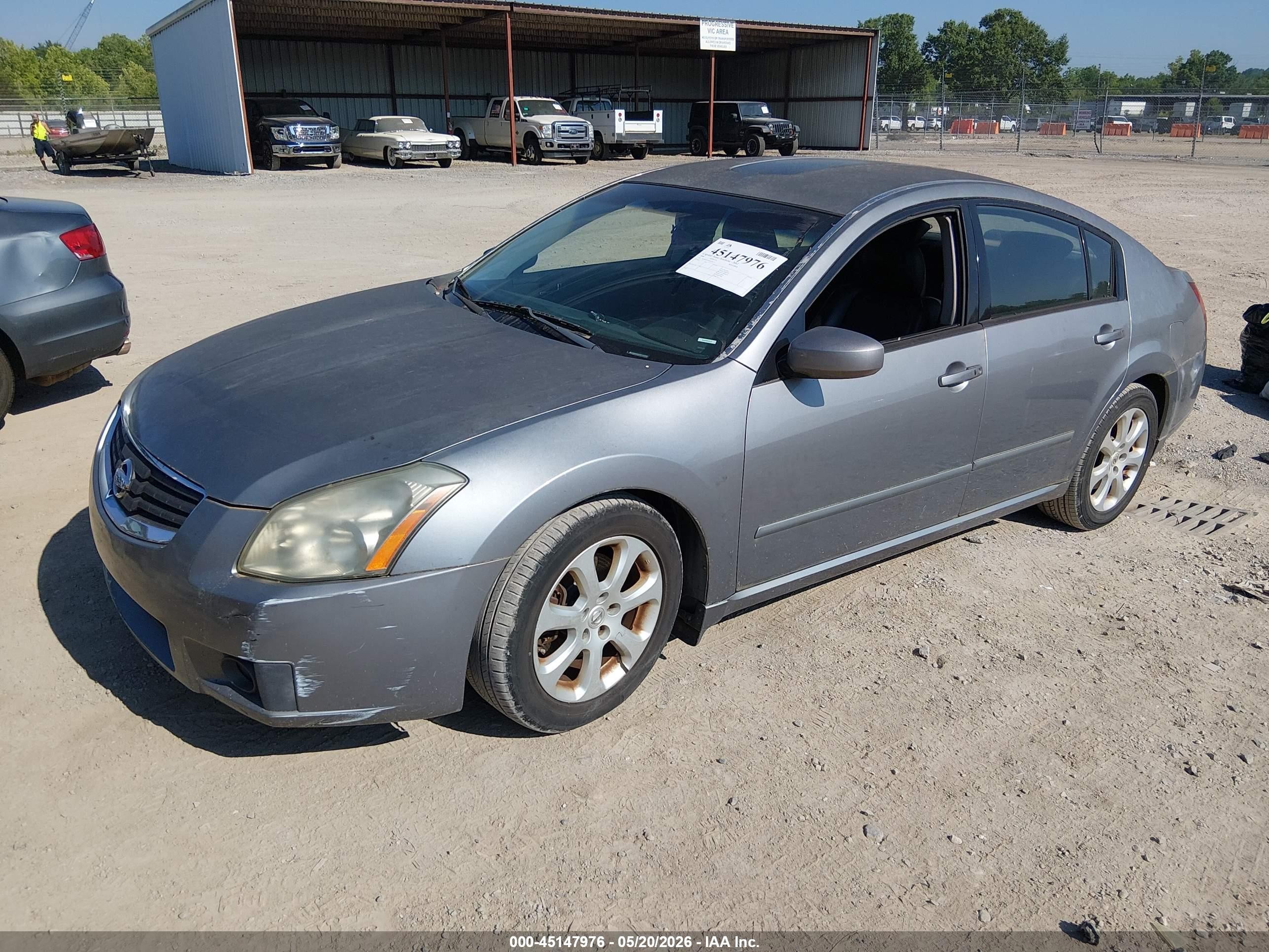 2008 Nissan Maxima 3.5 Sl Gray vin: 1N4BA41E48C829175