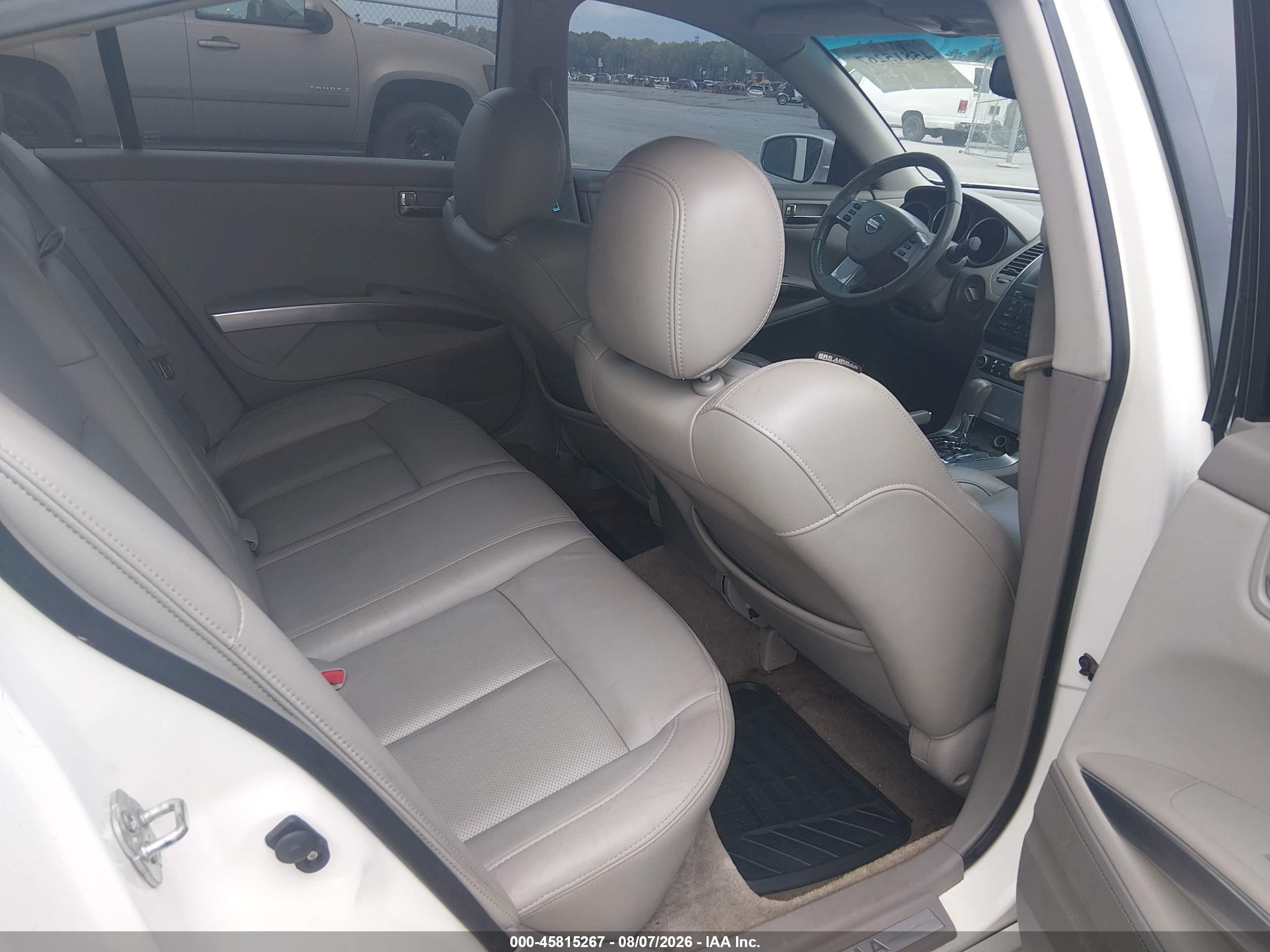 2008 Nissan Maxima 3.5 Se White vin: 1N4BA41E48C839060