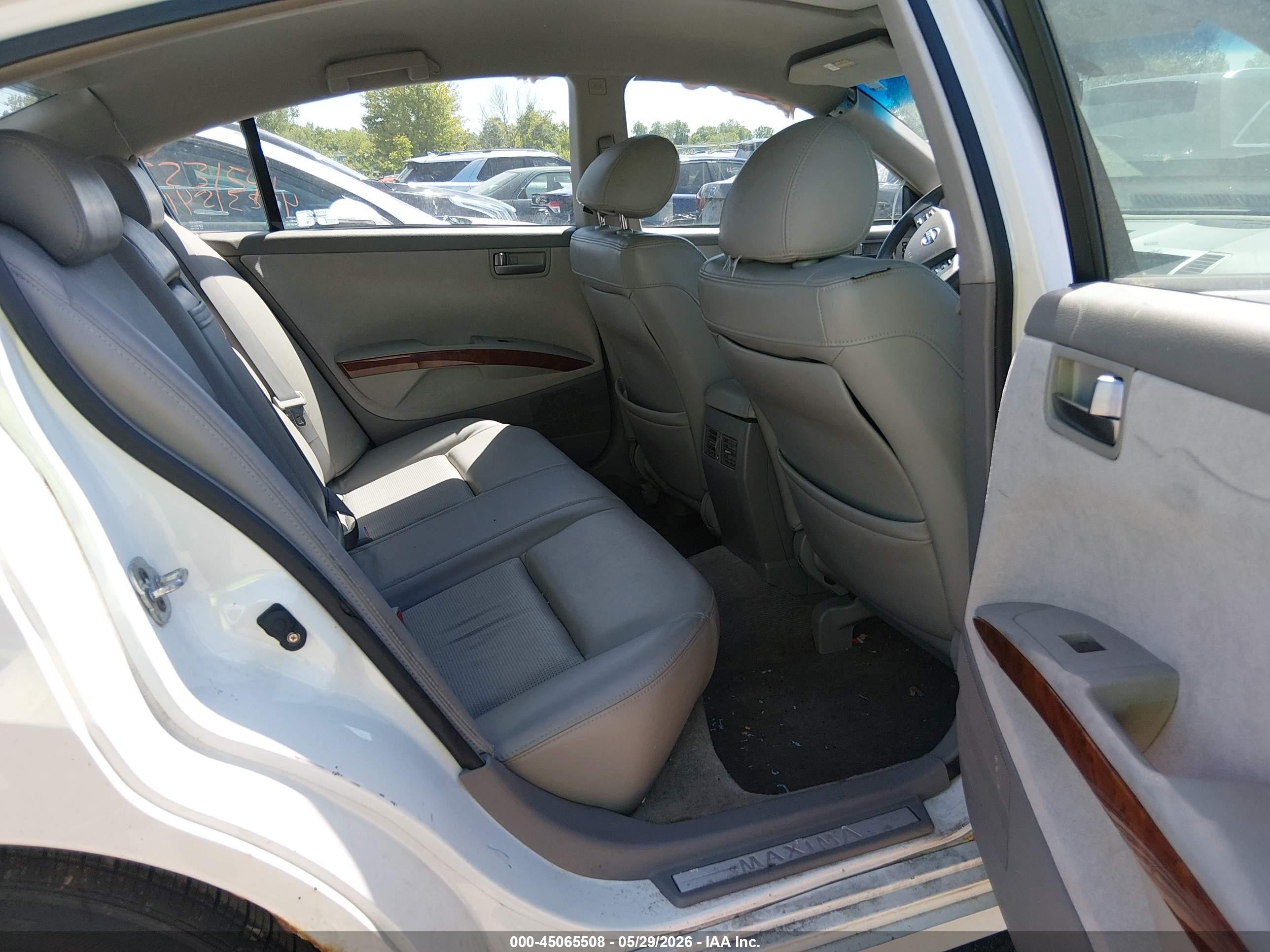 2004 Nissan Maxima 3.5 Sl White vin: 1N4BA41E54C882896
