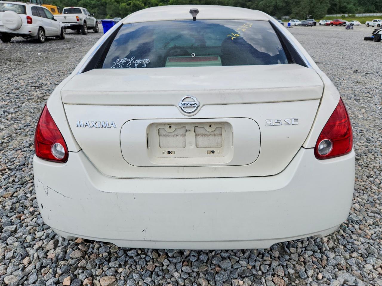 2004 Nissan Maxima 3.5 Se White vin: 1N4BA41E54C883286