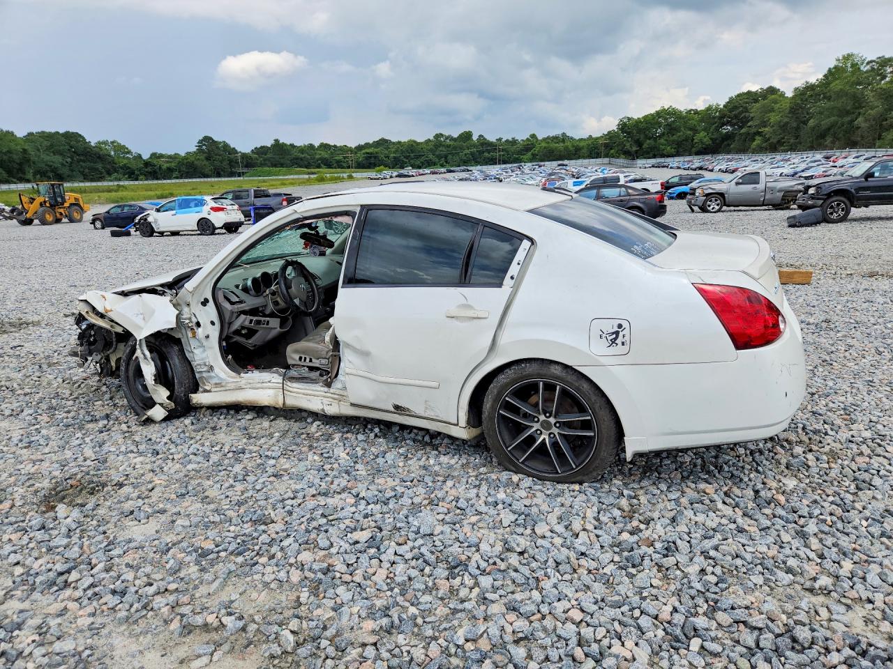 2004 Nissan Maxima 3.5 Se White vin: 1N4BA41E54C883286
